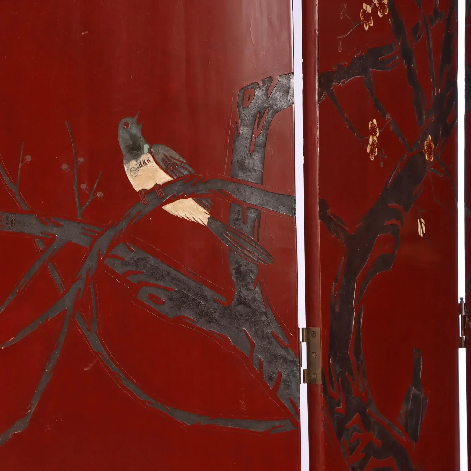 A Chinese 10-Panel Folding Screen, C. 1940.