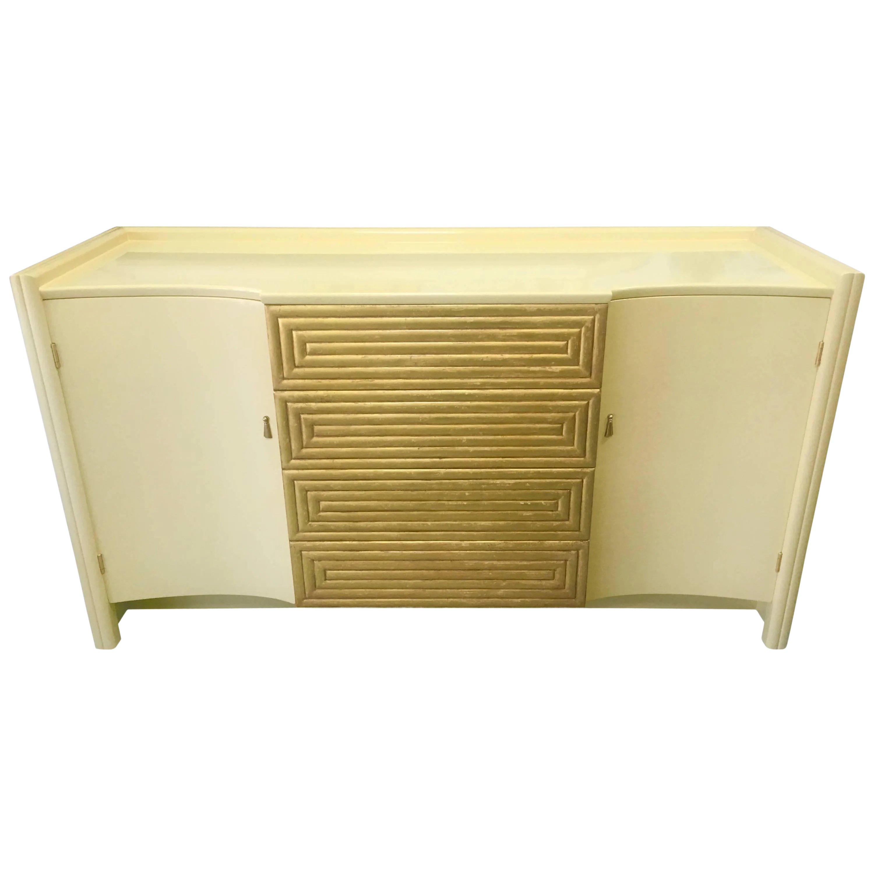 Cream Lacquer Buffet by Johann Tapp for Gumps, Circa 1940 Chairish