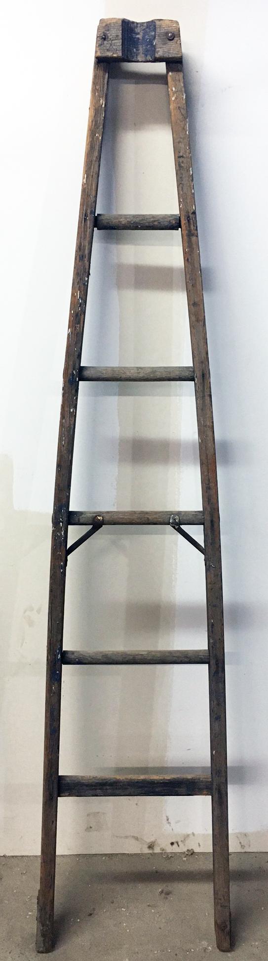 アンティーク雑貨 ladder Tall Wooden Orchard Ladder – Antiquities Warehouse