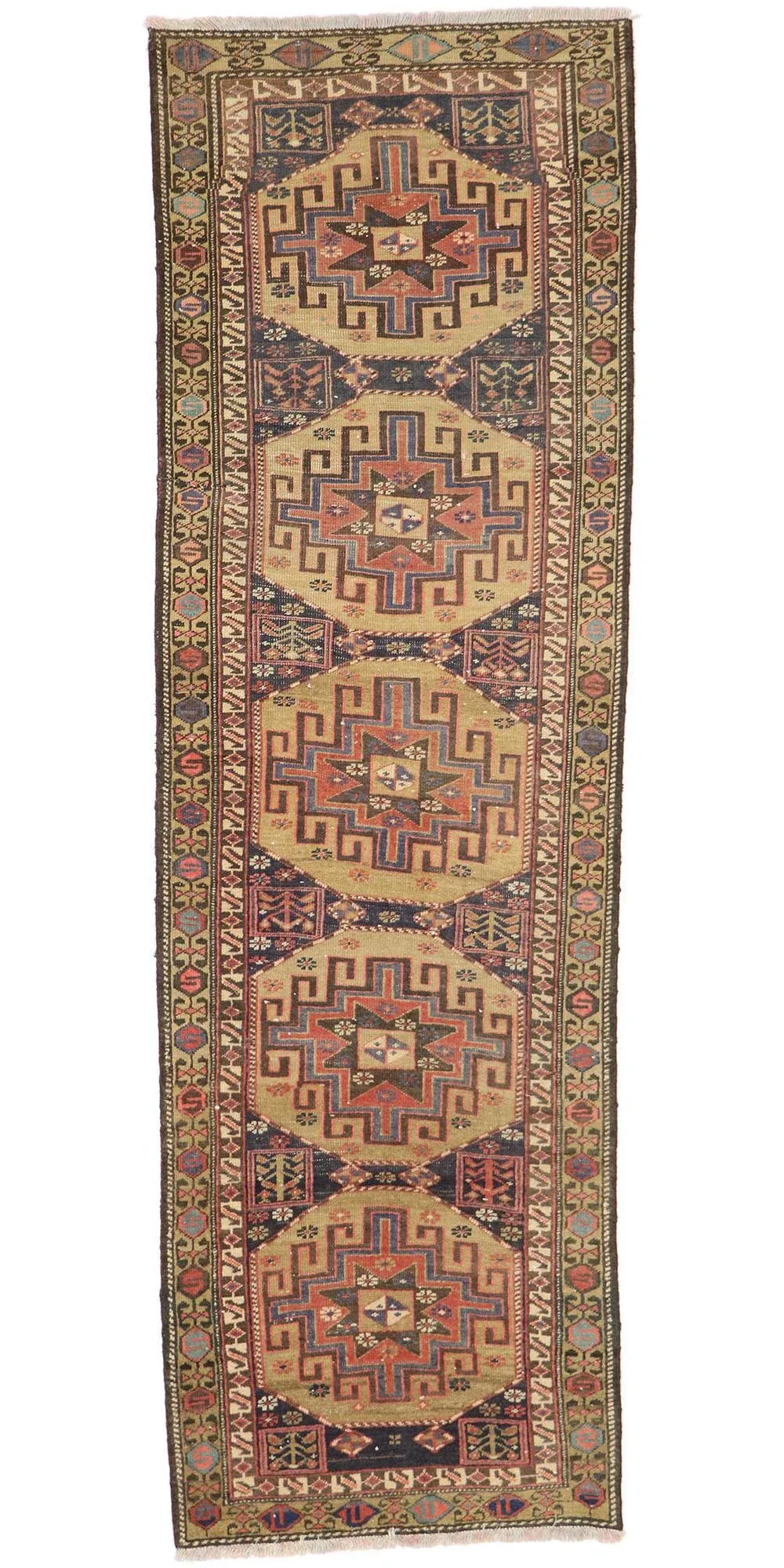 Antique Persian Malayer Rug Runner - 03\'01 X 09\'08