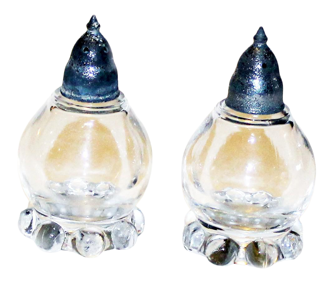 Vintage Imperial Glass Candlewick Salt & Pepper Shakers | Chairish Vintage Imperial Glass Candlewick Salt & Pepper Shakers | Chairish