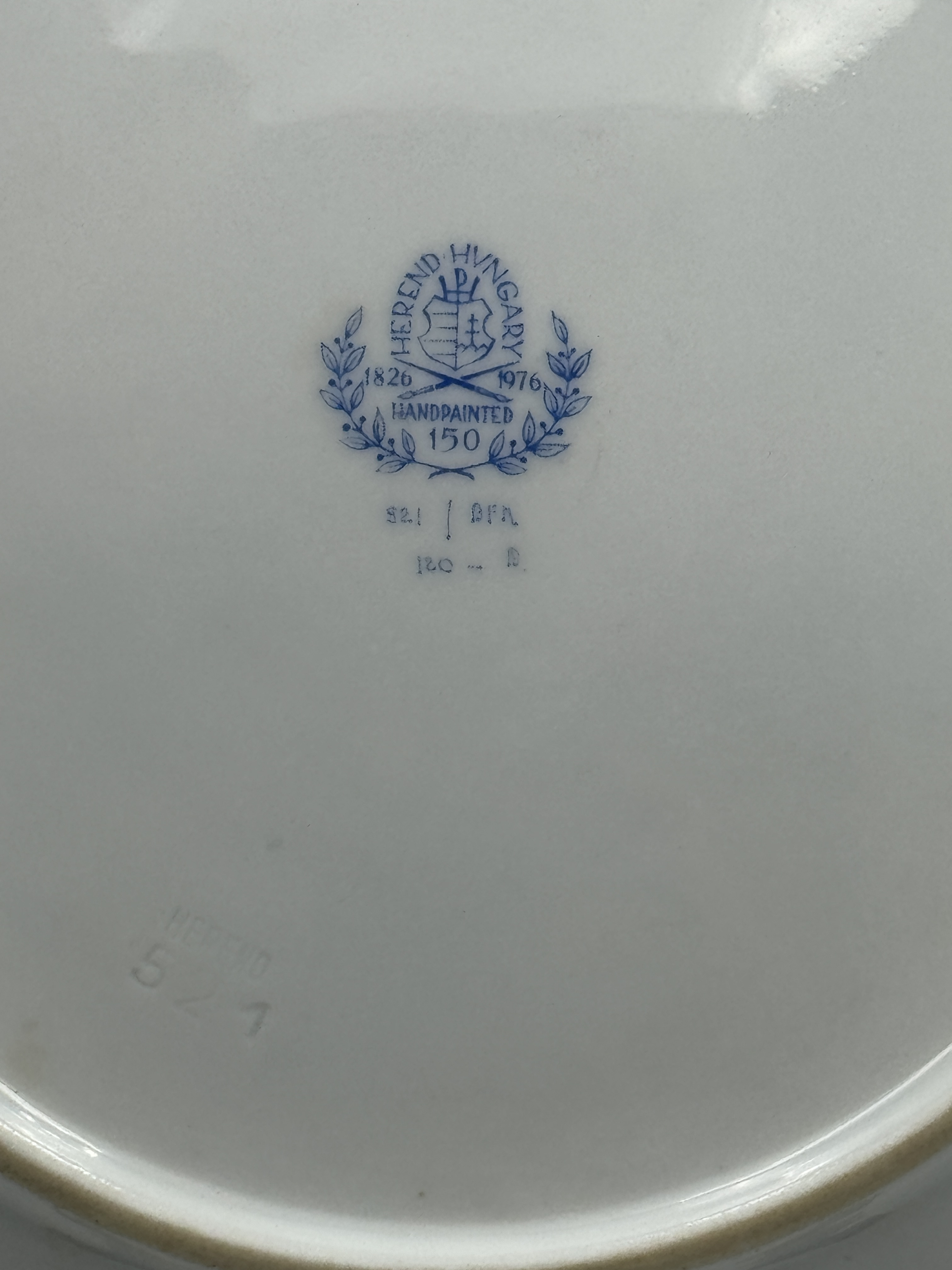 Herend Original Fruits and Flowers (Bfr) 521 Luncheon Plate | Chairish