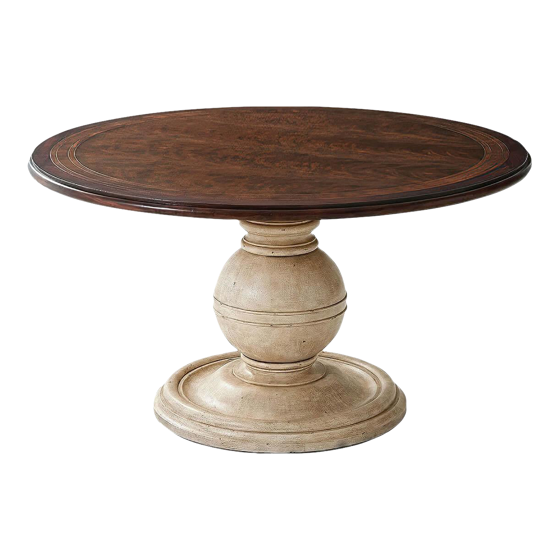 French Round Pedestal Dining Table Chairish