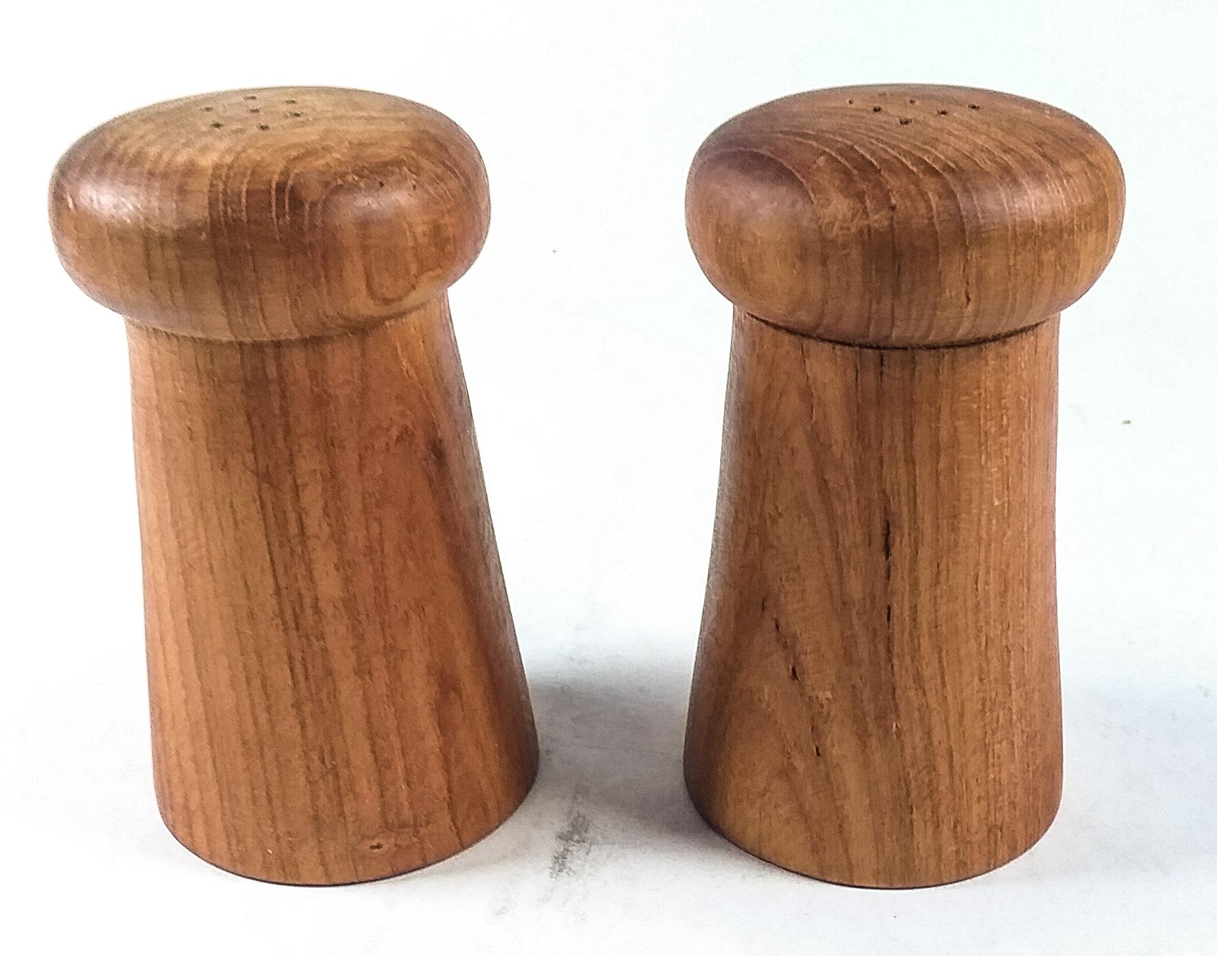 Vintage Solid Wood Salt Pepper Shakers a Pair Chairish