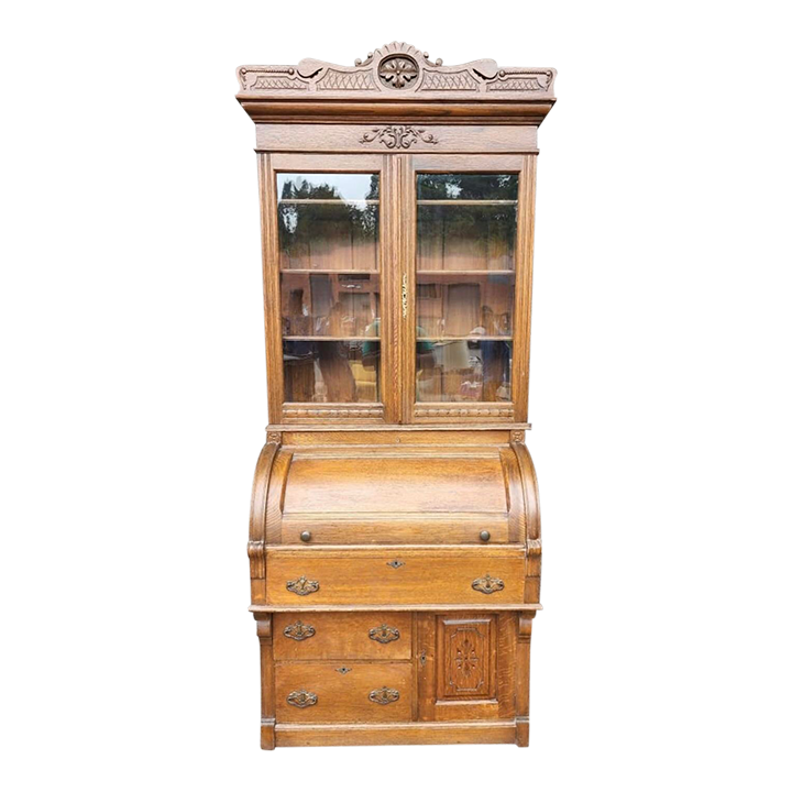 1900s Antique Victorian Secretary Desk Chairish