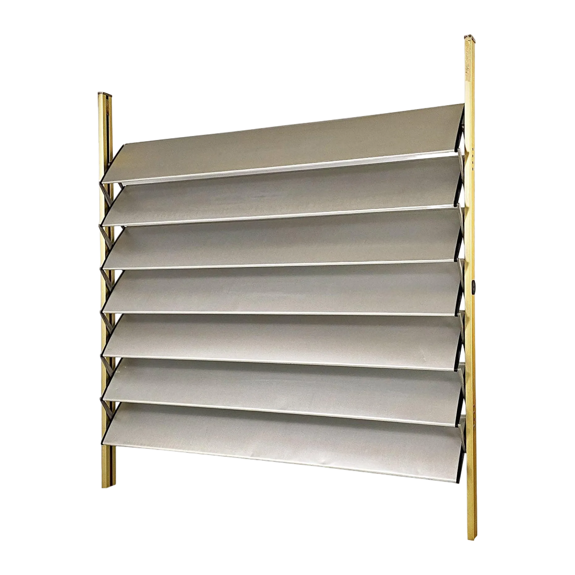 French Industrial Aluminum Sunshade Panel attributed to Jean Prouvè, 1956