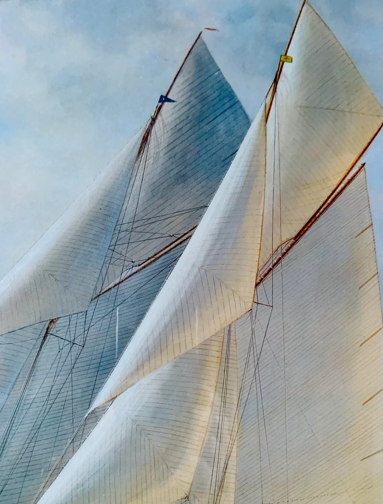 Vintage 'Yachts of the America's Cup' Tim Thompson Signed Special