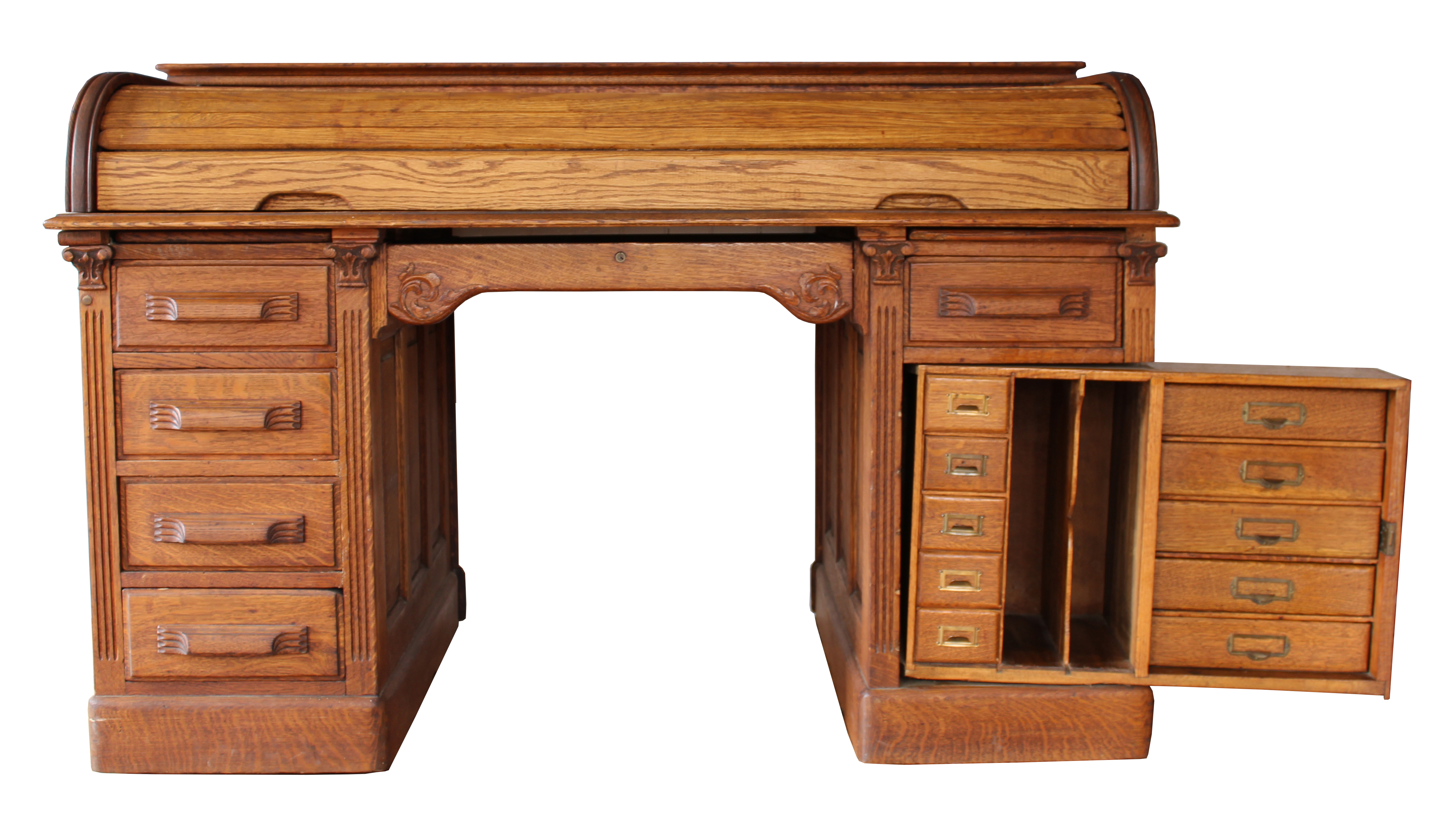 Roll Top Desk With Secret Compartments Chairish