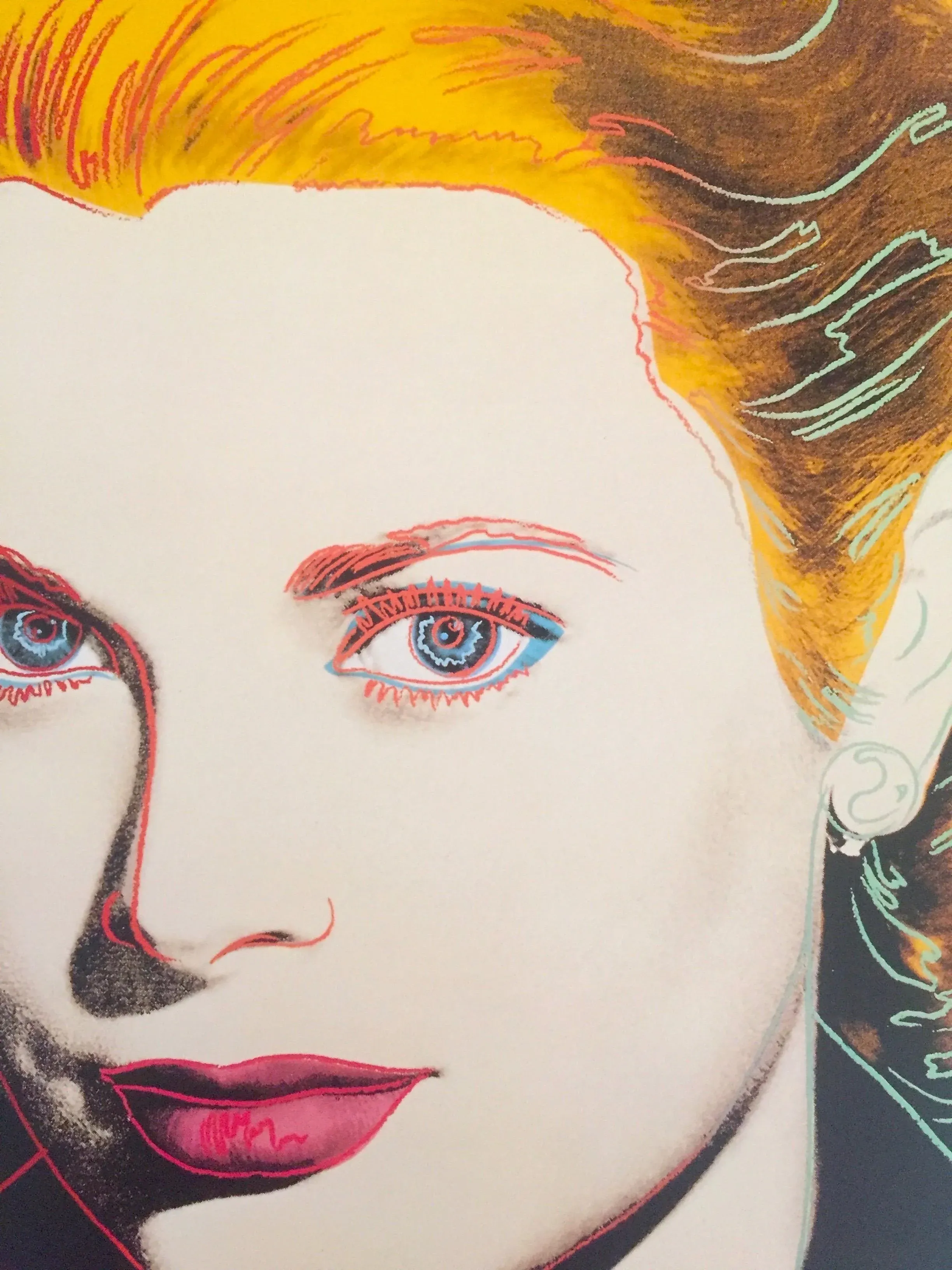 Andy Warhol Estate Vintage 1989 Pop Art Lithograph Print 