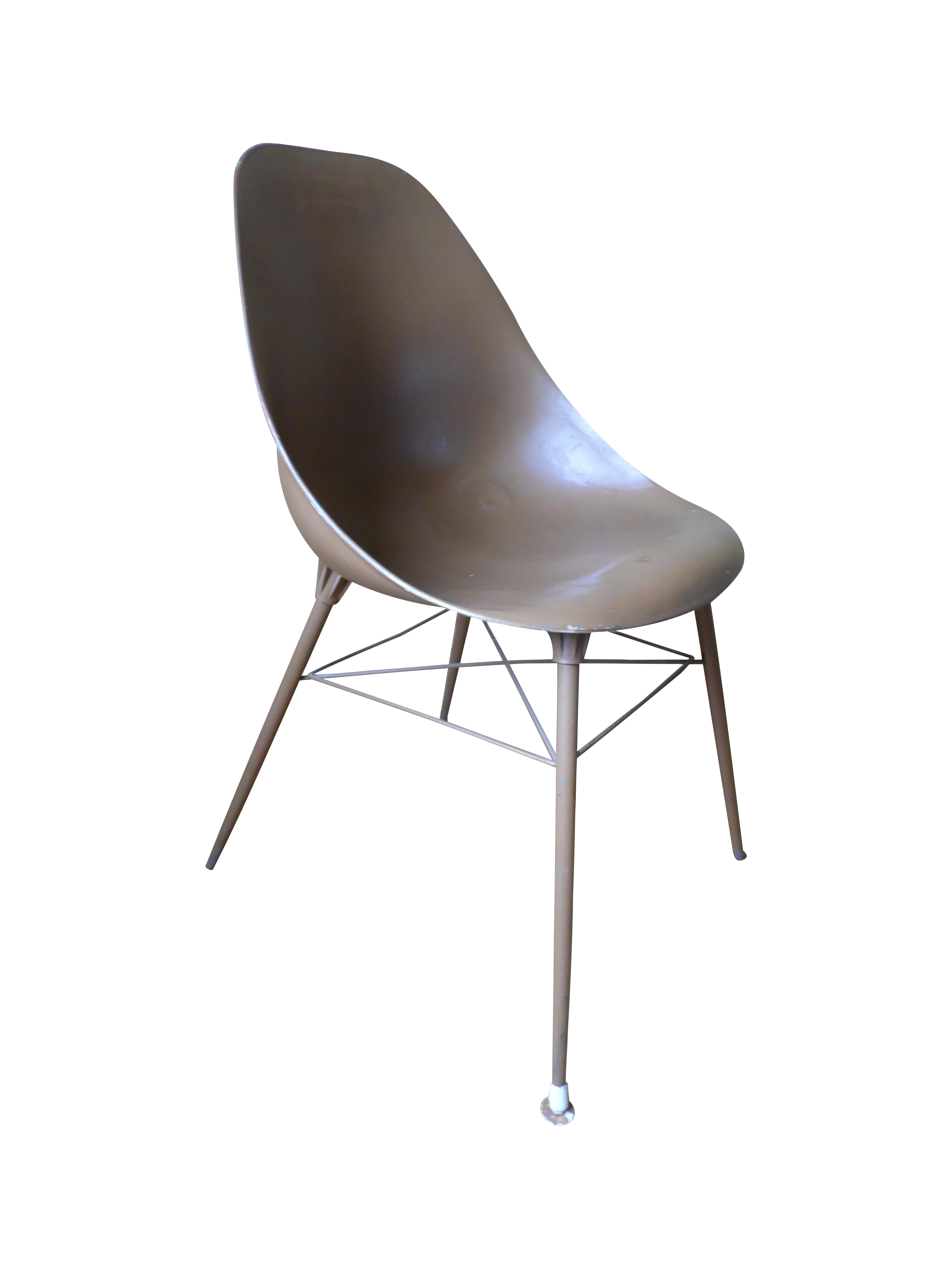 Eames Style Egg Shell Chair Chairish