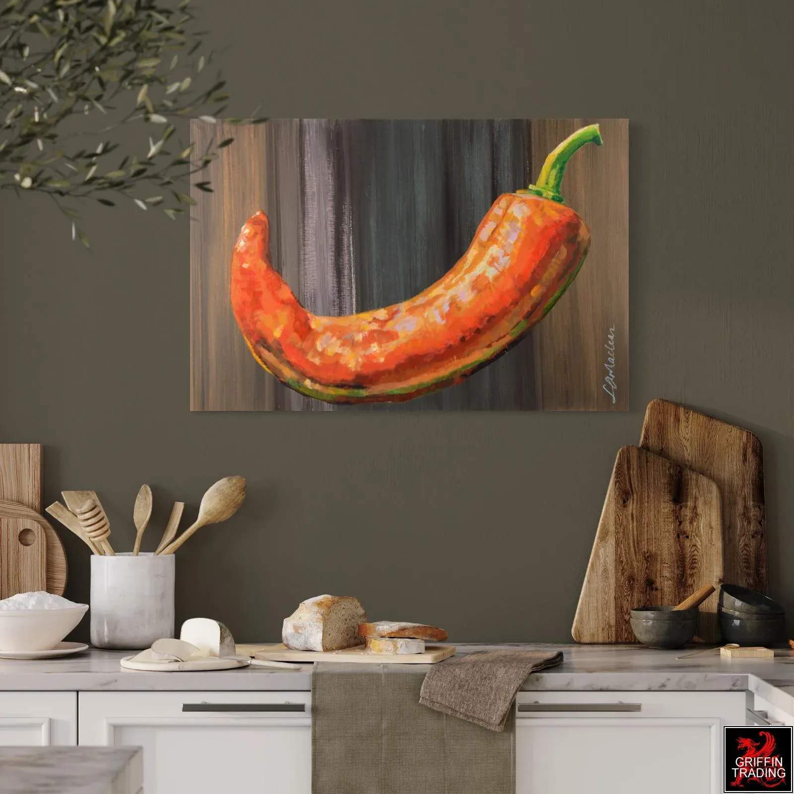 Chili Pepper Original Painting