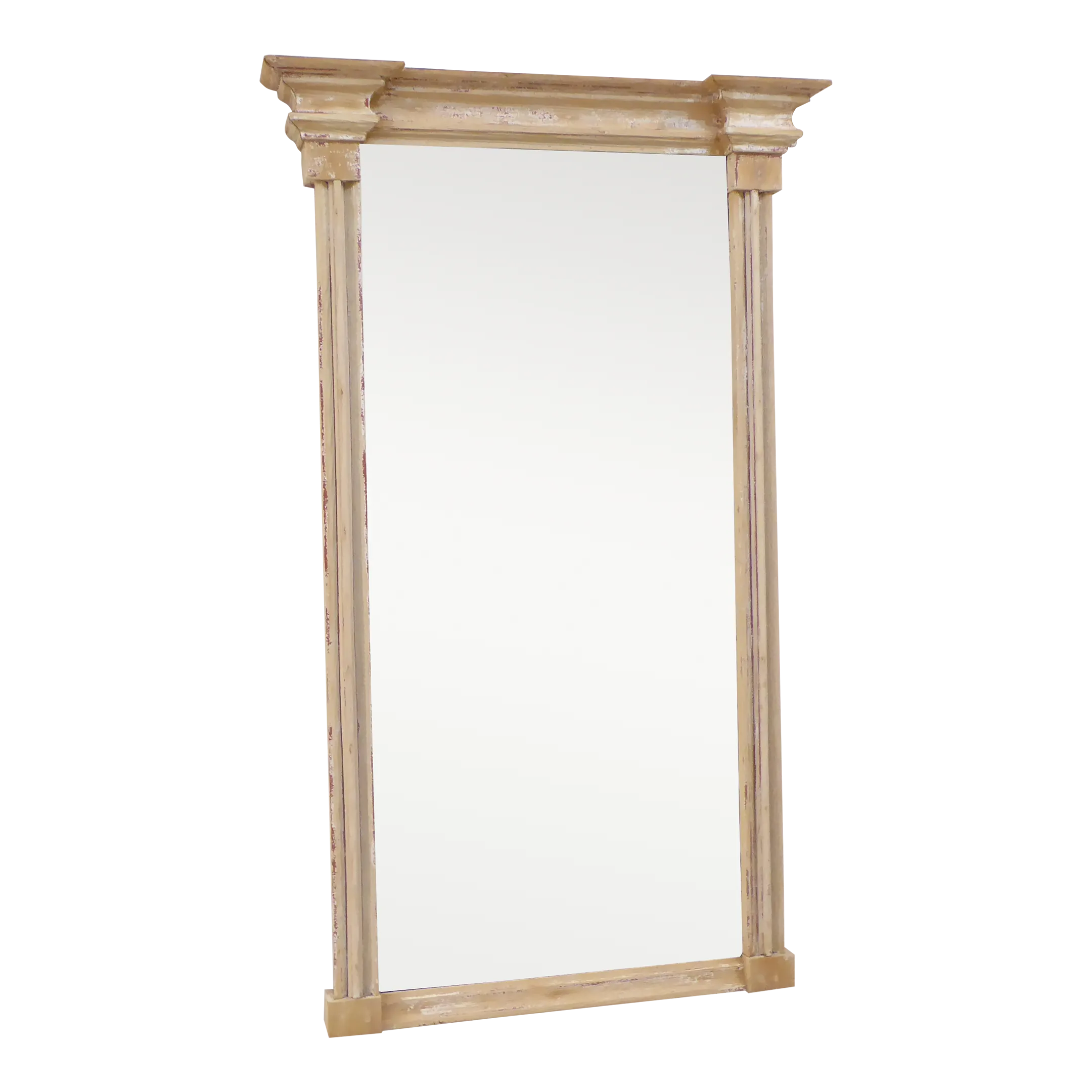 Vintage Empire Style Weathered Mirror