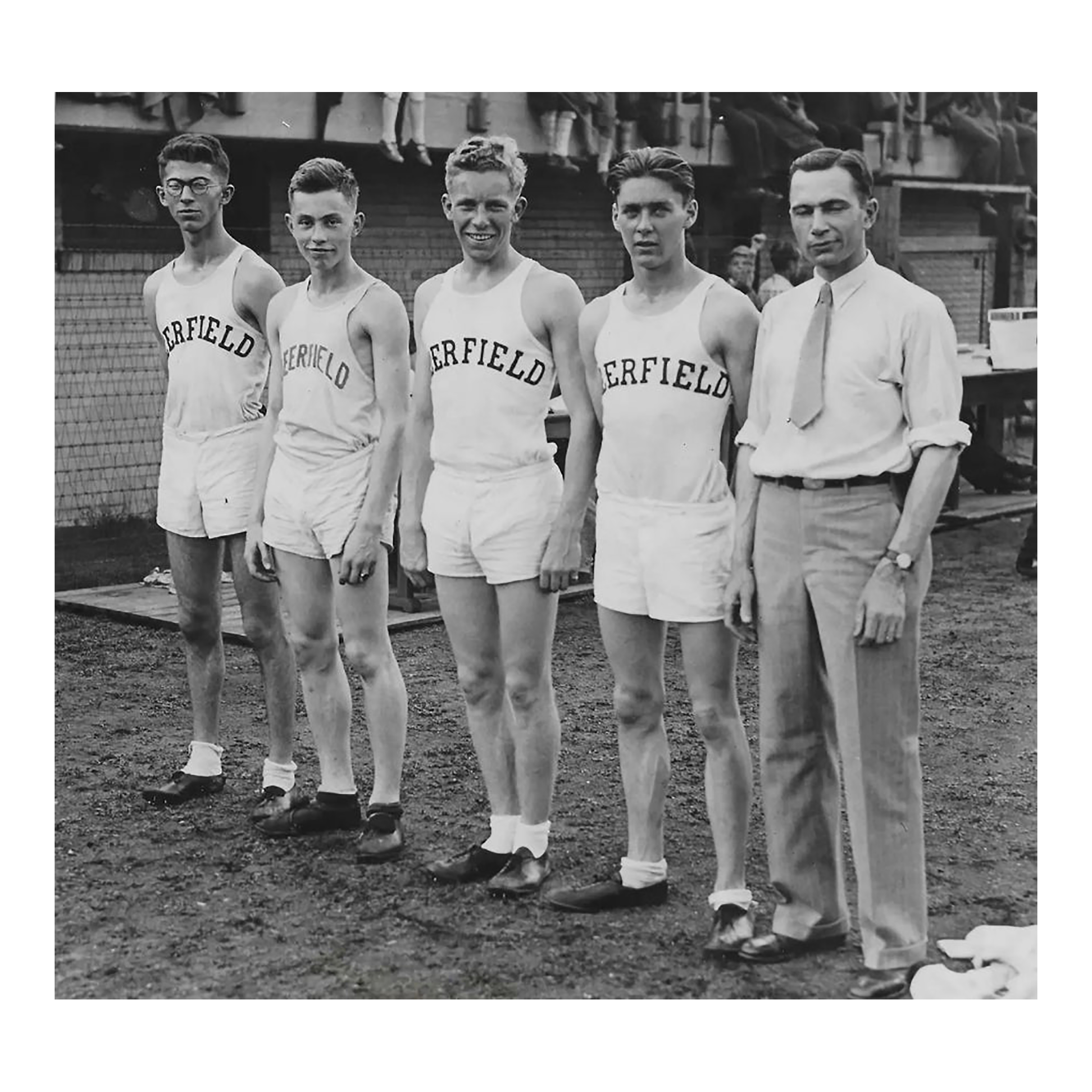 1931 Track Team Black & White Photograph