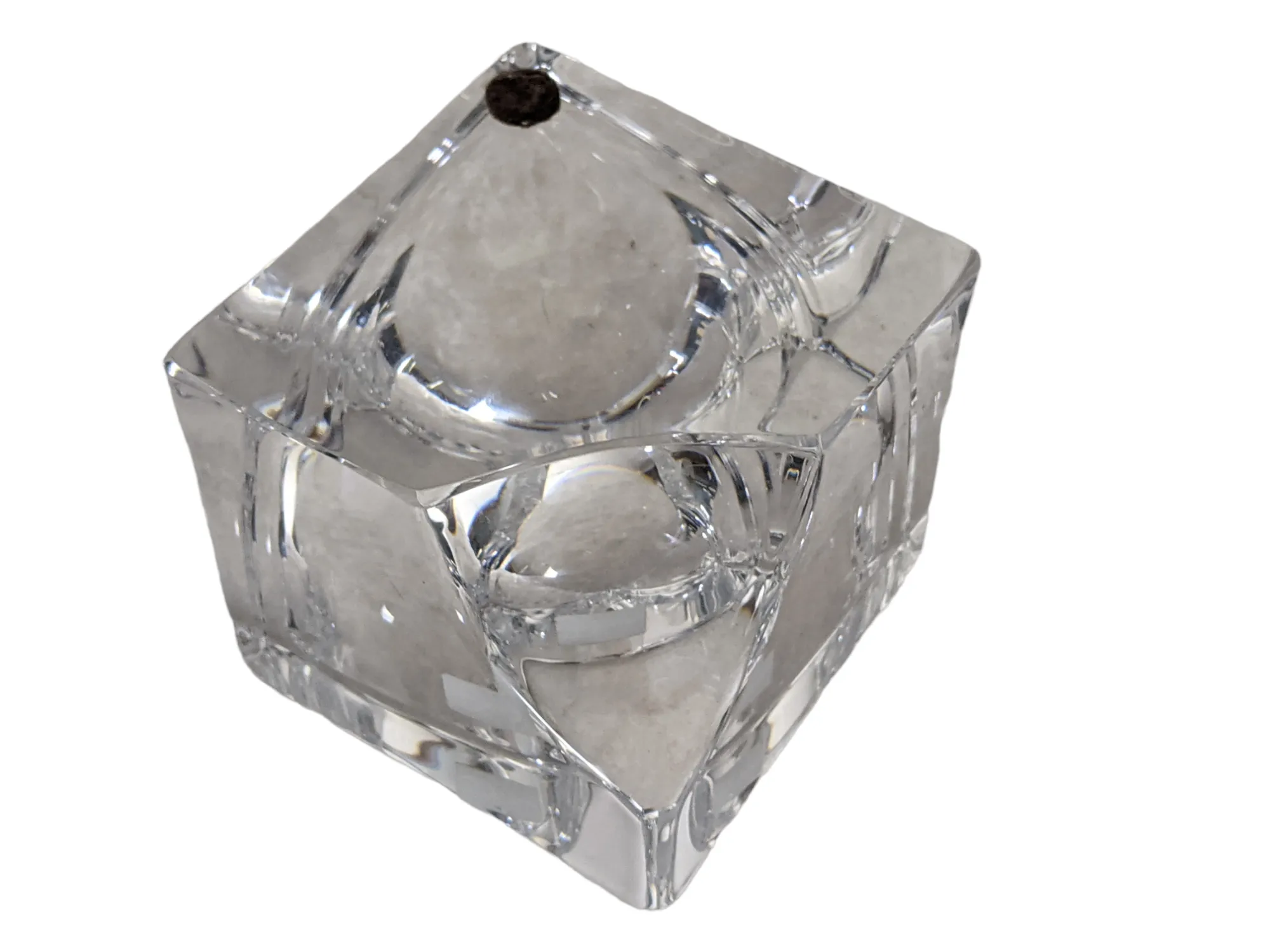 Daum オブジェ Vintage Modernist Daum France Crystal Decorative Object