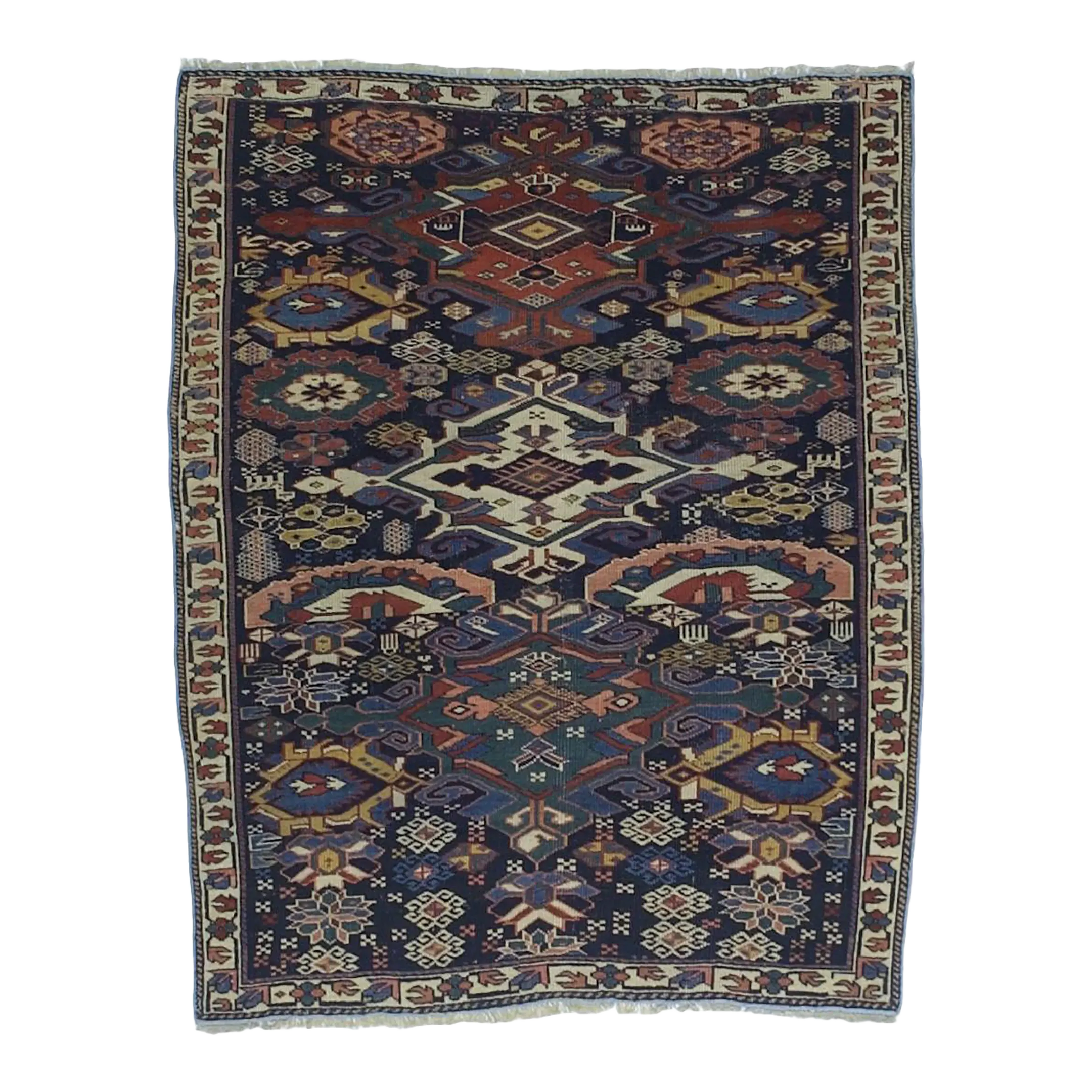 Fine Antique Shirvan Wool Rug 3\'6\