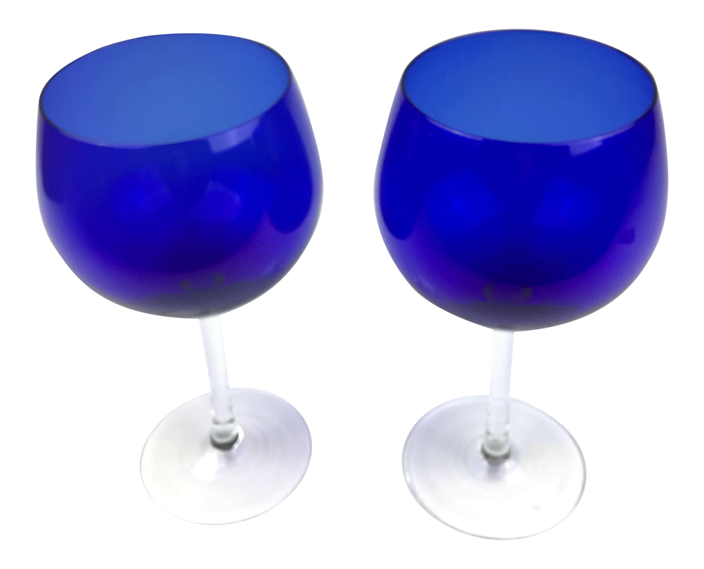 Featured image of post Vintage Cobalt Blue Wine Glasses - Vintage mexican glass pitcher, cobalt blue water jug hand blown seeded glass.