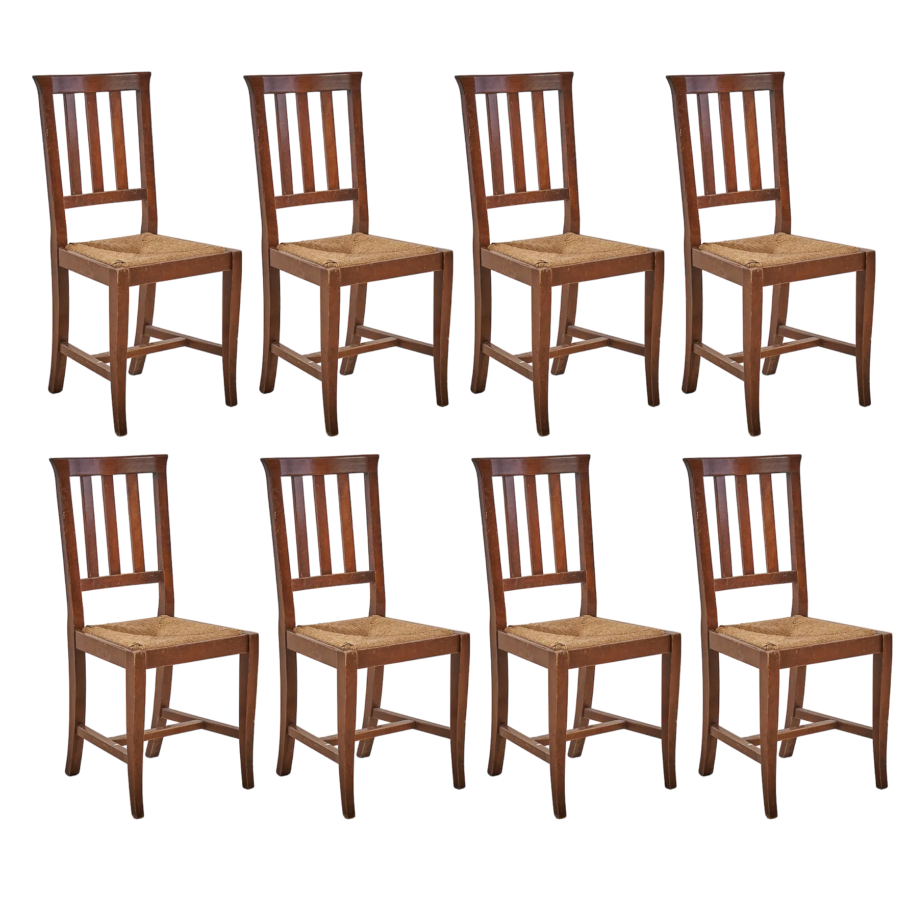 Ladderback Chairs, Set of 8 Chairish