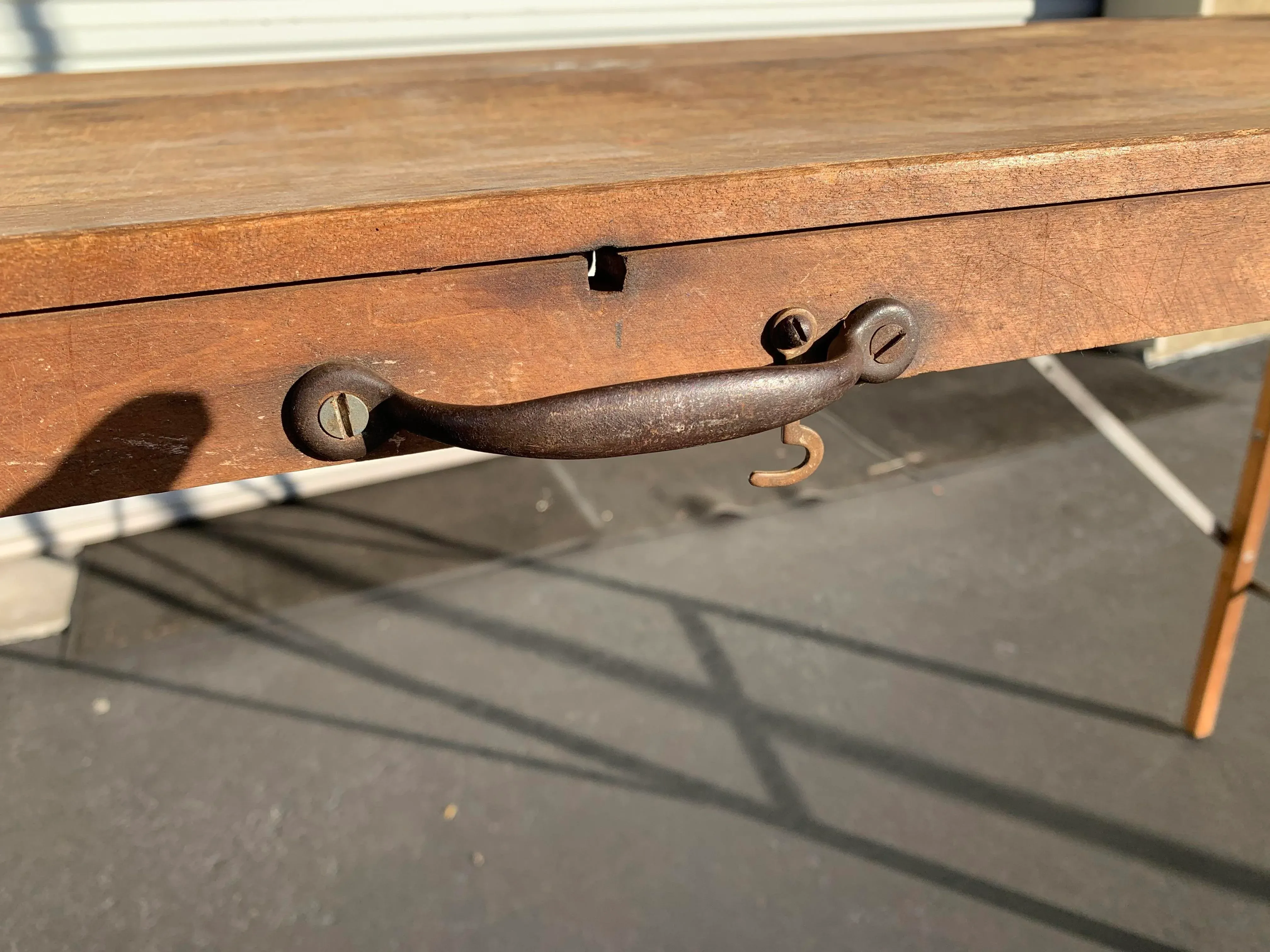 1930s Industrial Wallpaper Hangers Folding Table or Desk | Chairish
