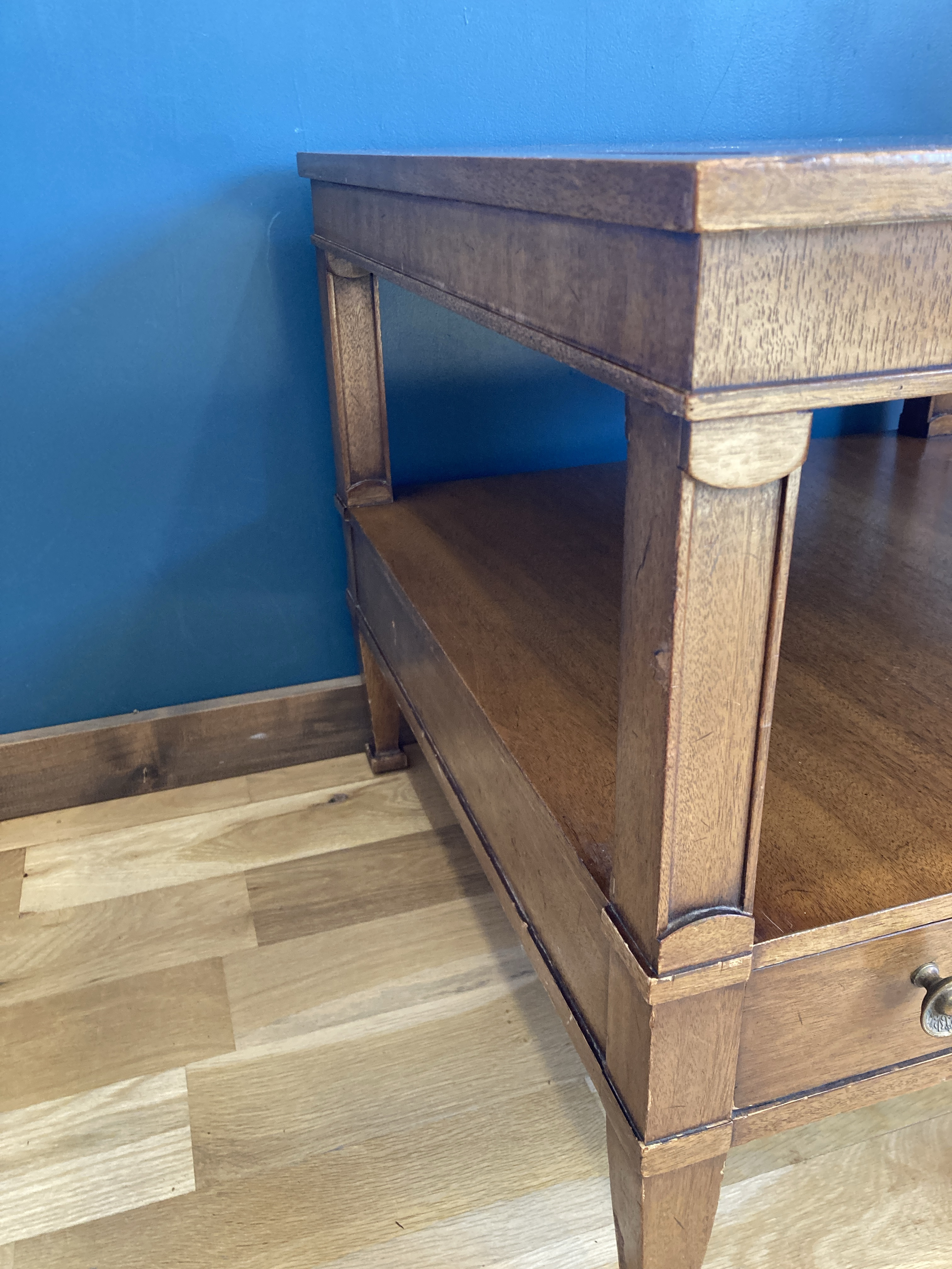 Midcentury Drexel Triune Side Table With Drawer | Chairish