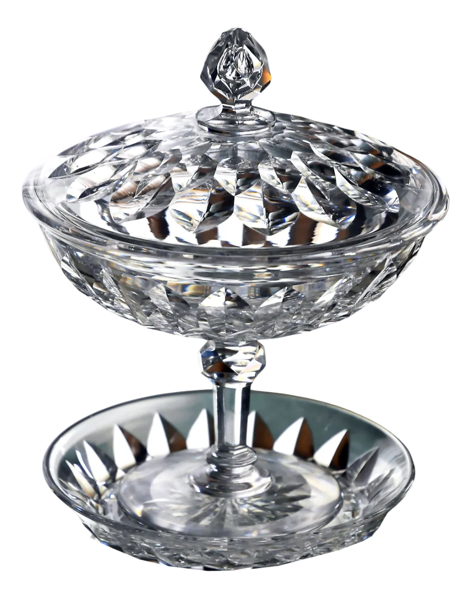 Juvisy Model Élysée Palace Chiseled Crystal Candy Dish from
