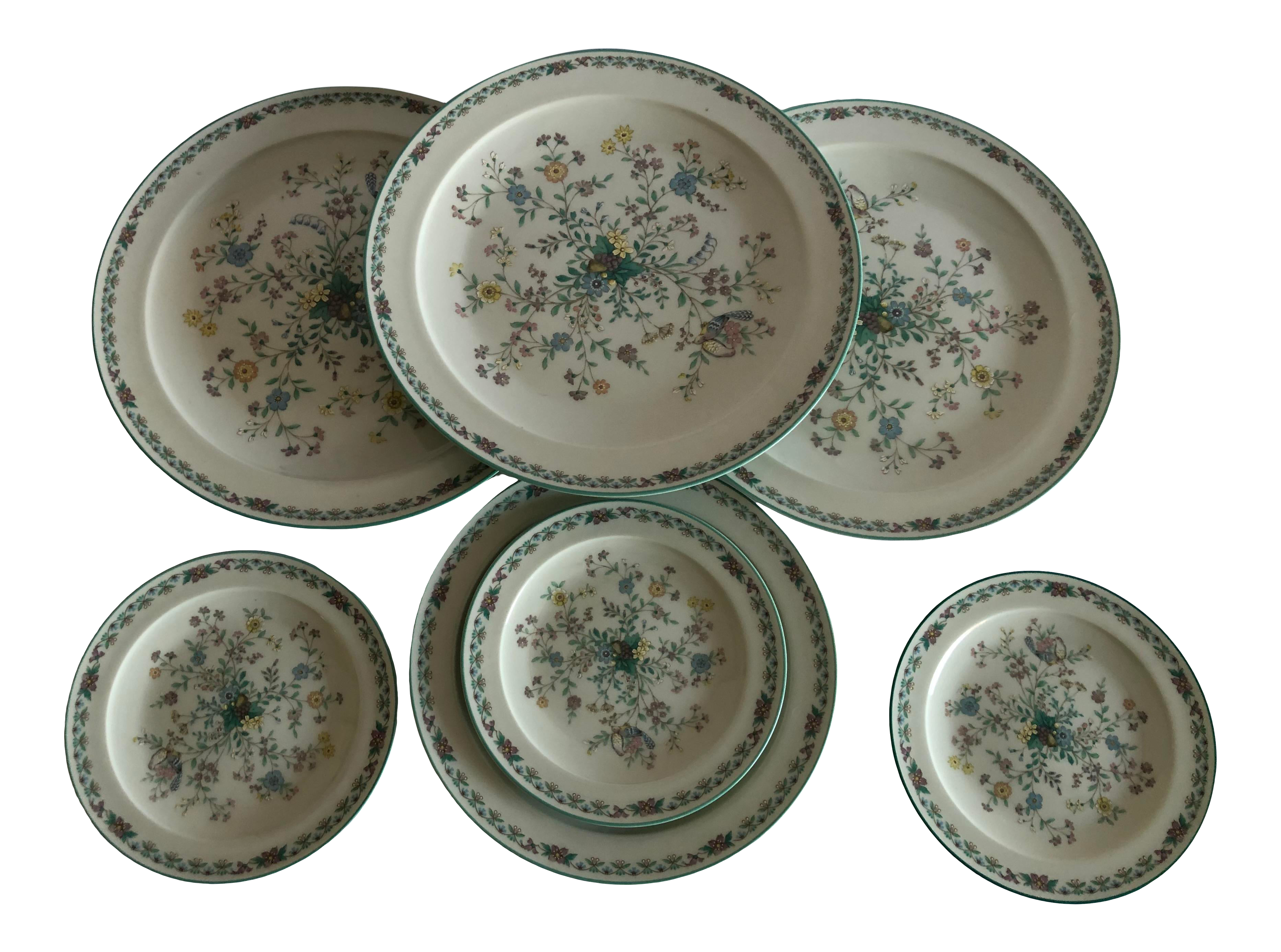 Vintage Noritake Paradise “8223” Dinner, Salad,Bread Plates