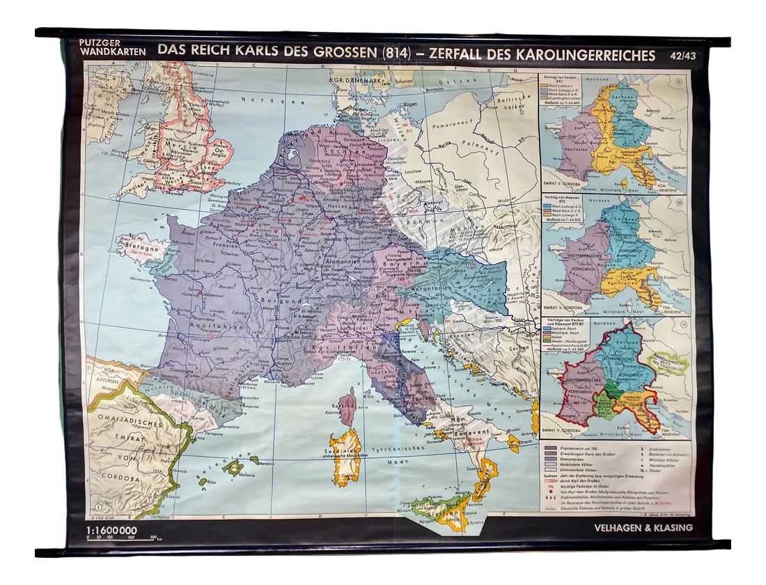German Empire Map Poster | Chairish