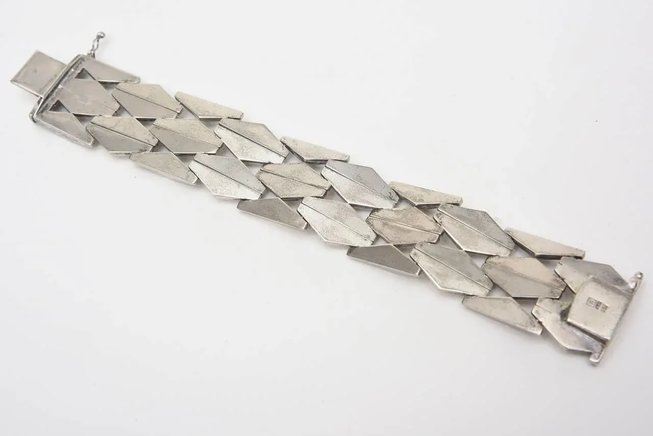 Geometric Form Bracelet Sterling Silver - Etsy Canada