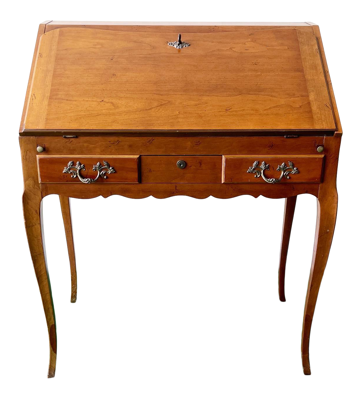 1980s Baker Furniture Queen Anne Secretary Desk Chairish