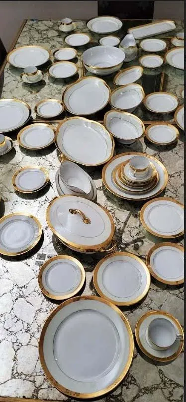 Rare Set C H. Field Haviland Limoges China - 62 Pieces