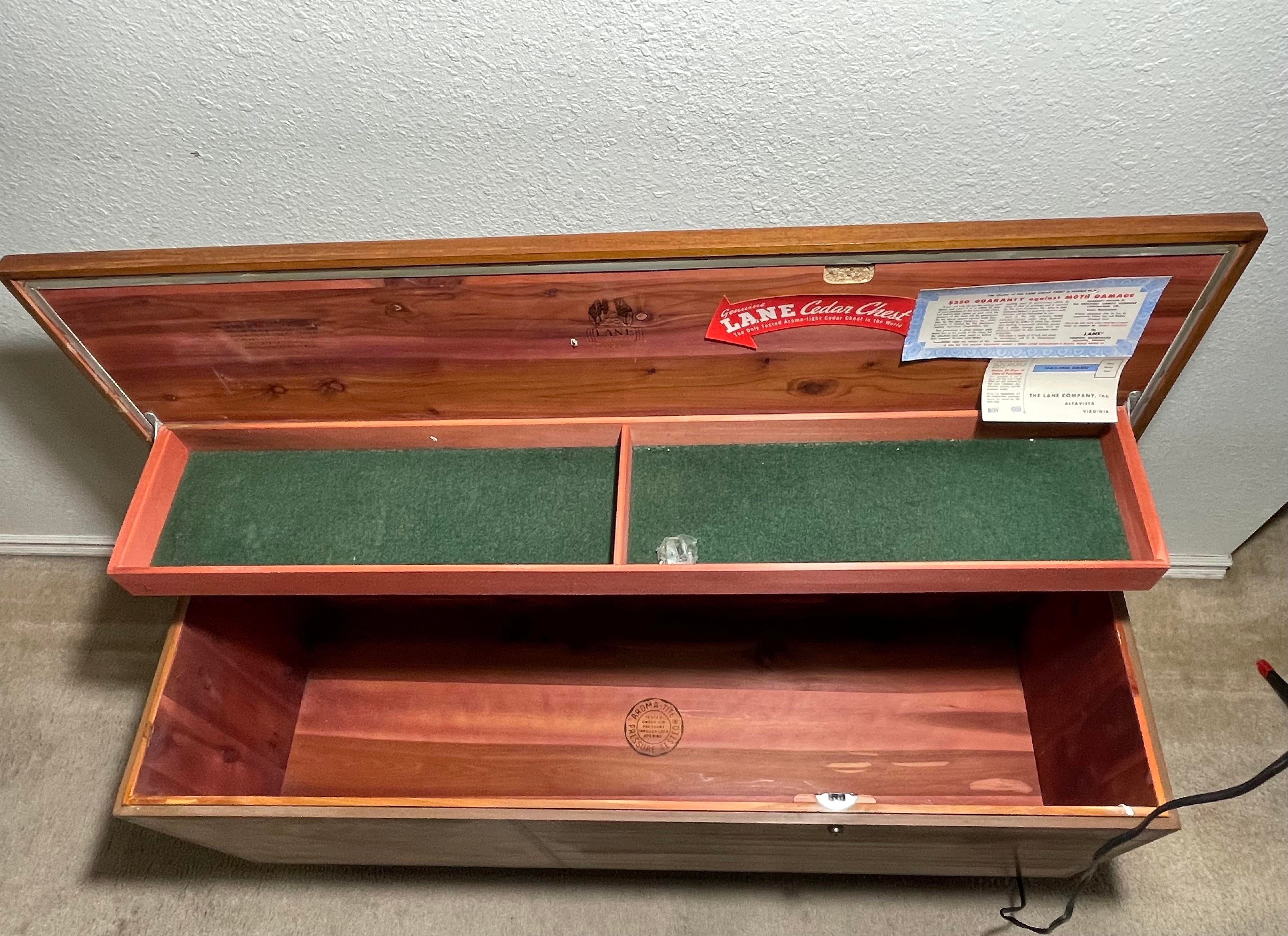 1950s MidCentury Modern Lane Cedar Chest, 58 OFF