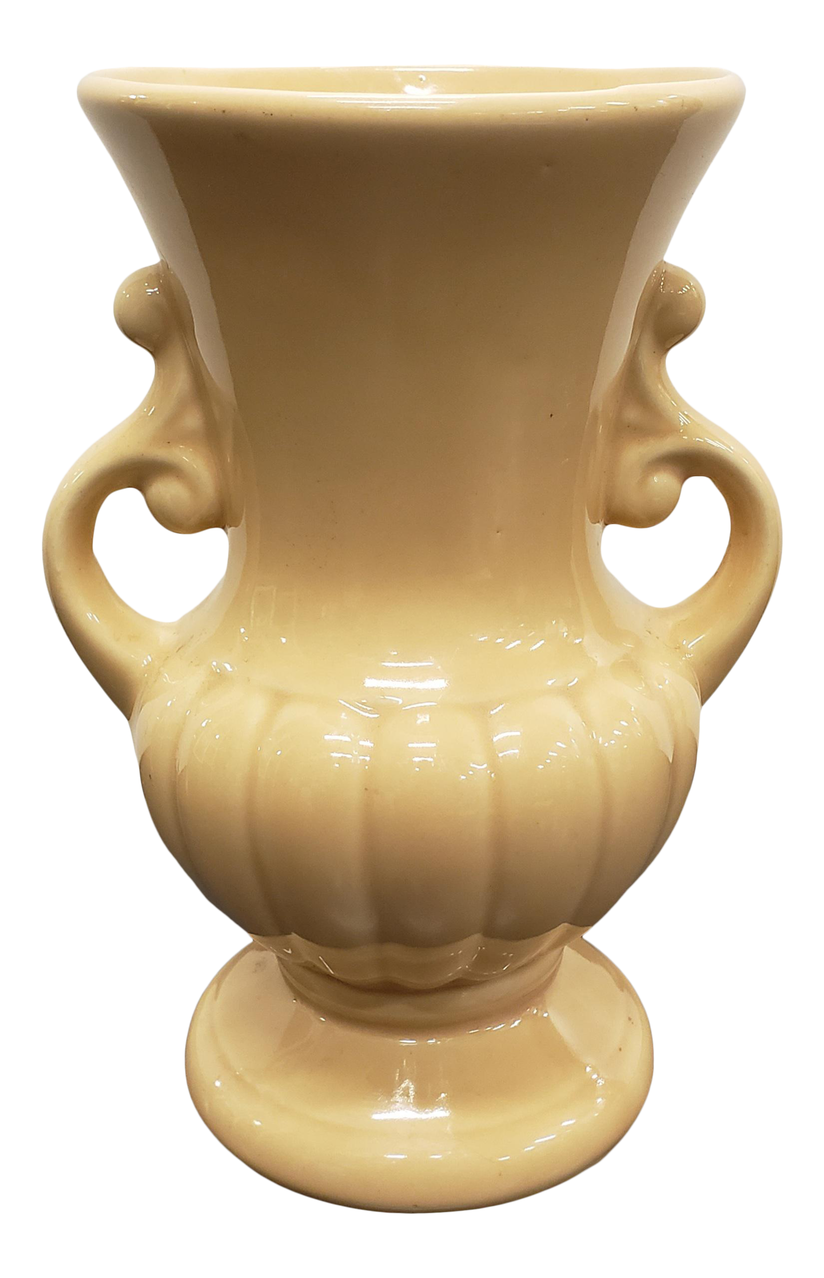 1930s Usa Pottery Art Deco Beige Trophy Vase Chairish