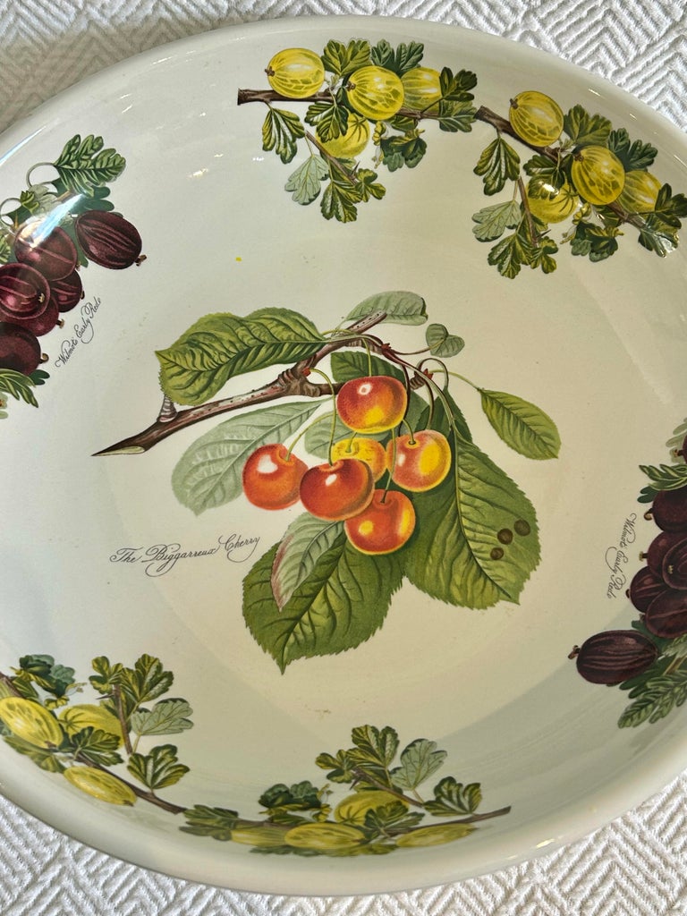 Vintage 1980's Portmeirion Pomona Fruit Pedestal Bowl or Compote