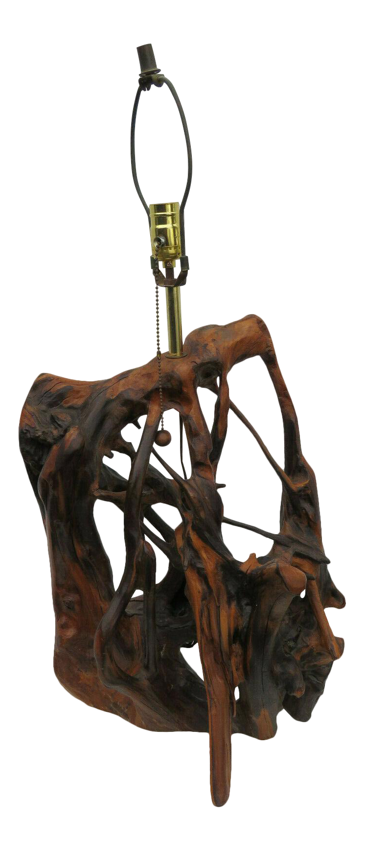 Mid Century Modern Natural Driftwood Tree Root Table Lamp Chairish