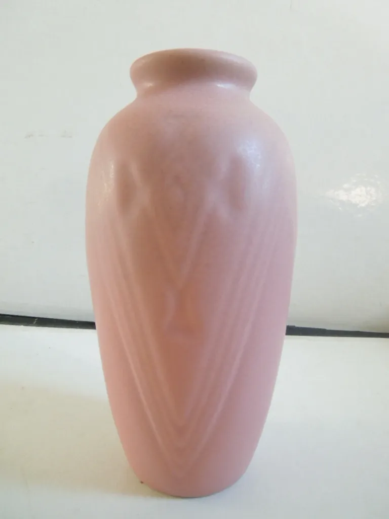 1931 Rookwood \'2884\' Matte Coral Pink Art Deco Vase