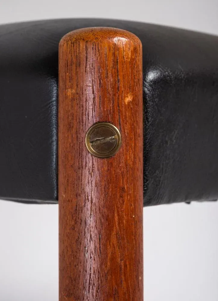 Three Legged Stool in Teak, Denmark, 1960s | Chairish