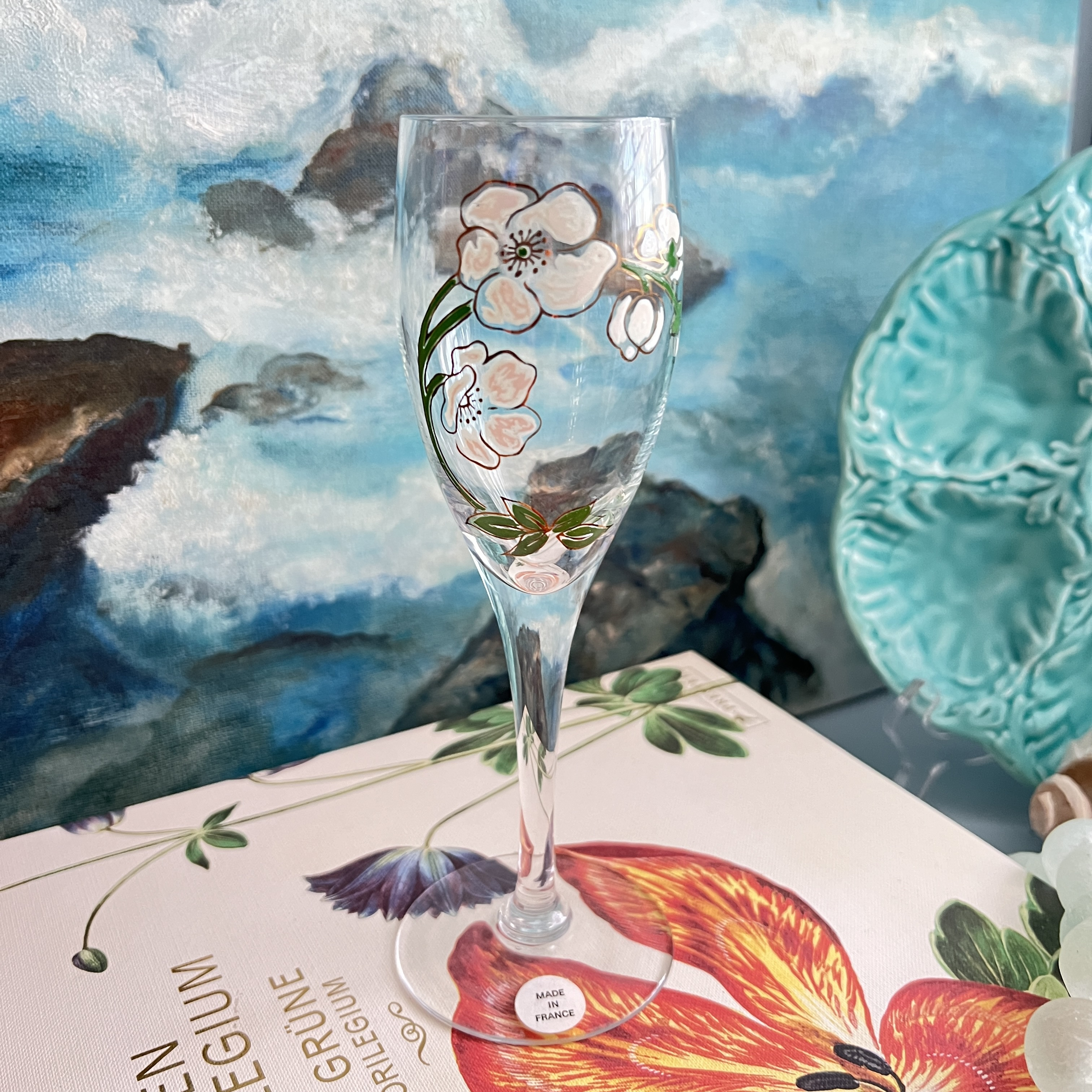 Perrier Jouët フルートグラス 6個セット 18cl vintage-perrier-jouet-hand-