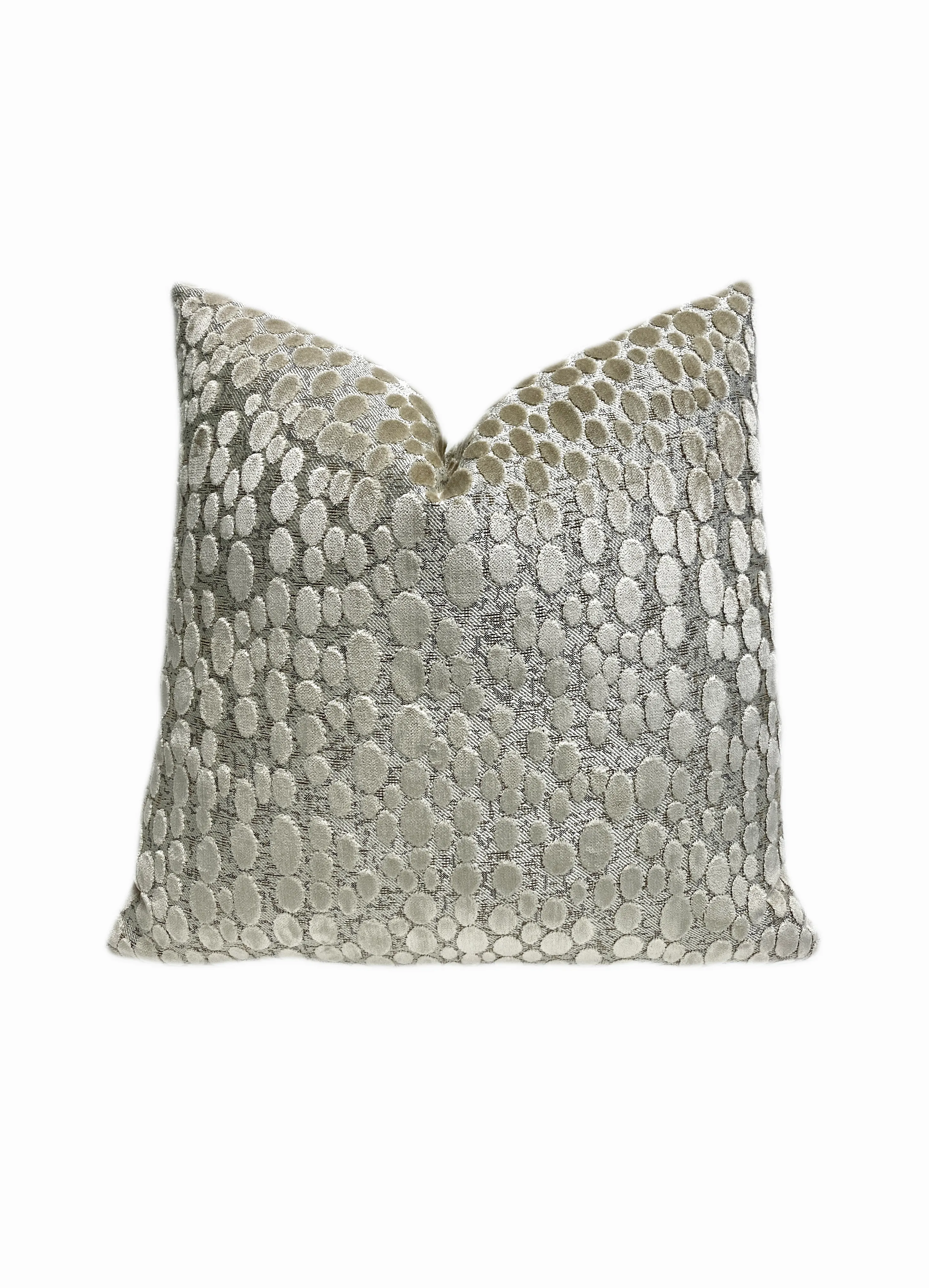 Oyster Cream Light Gold Velvet Throw Pillow Chairish