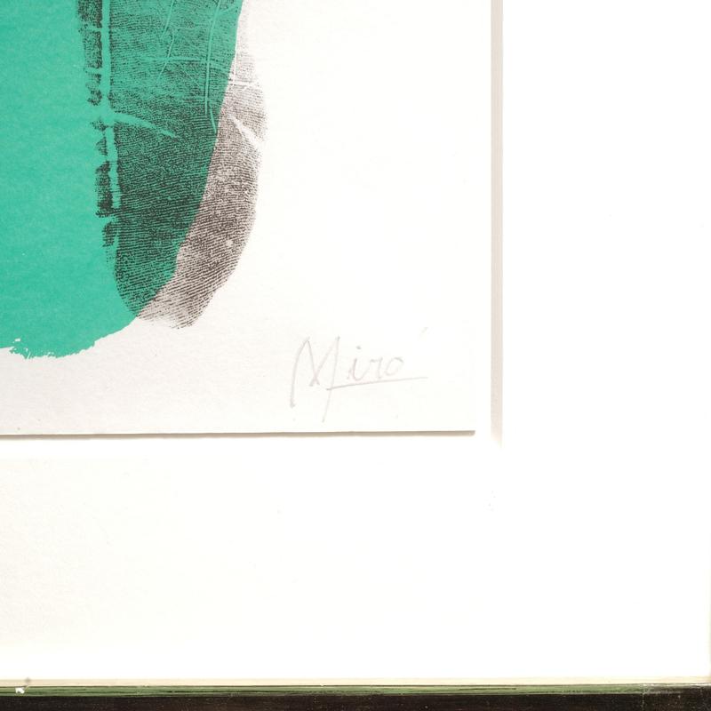 Joan Miró, Composition from Derrière le Miroir, 1956, Magazine
