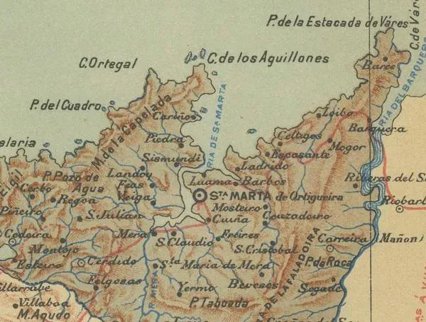 A Cartographic View of Galicias Maritime Province, 1901