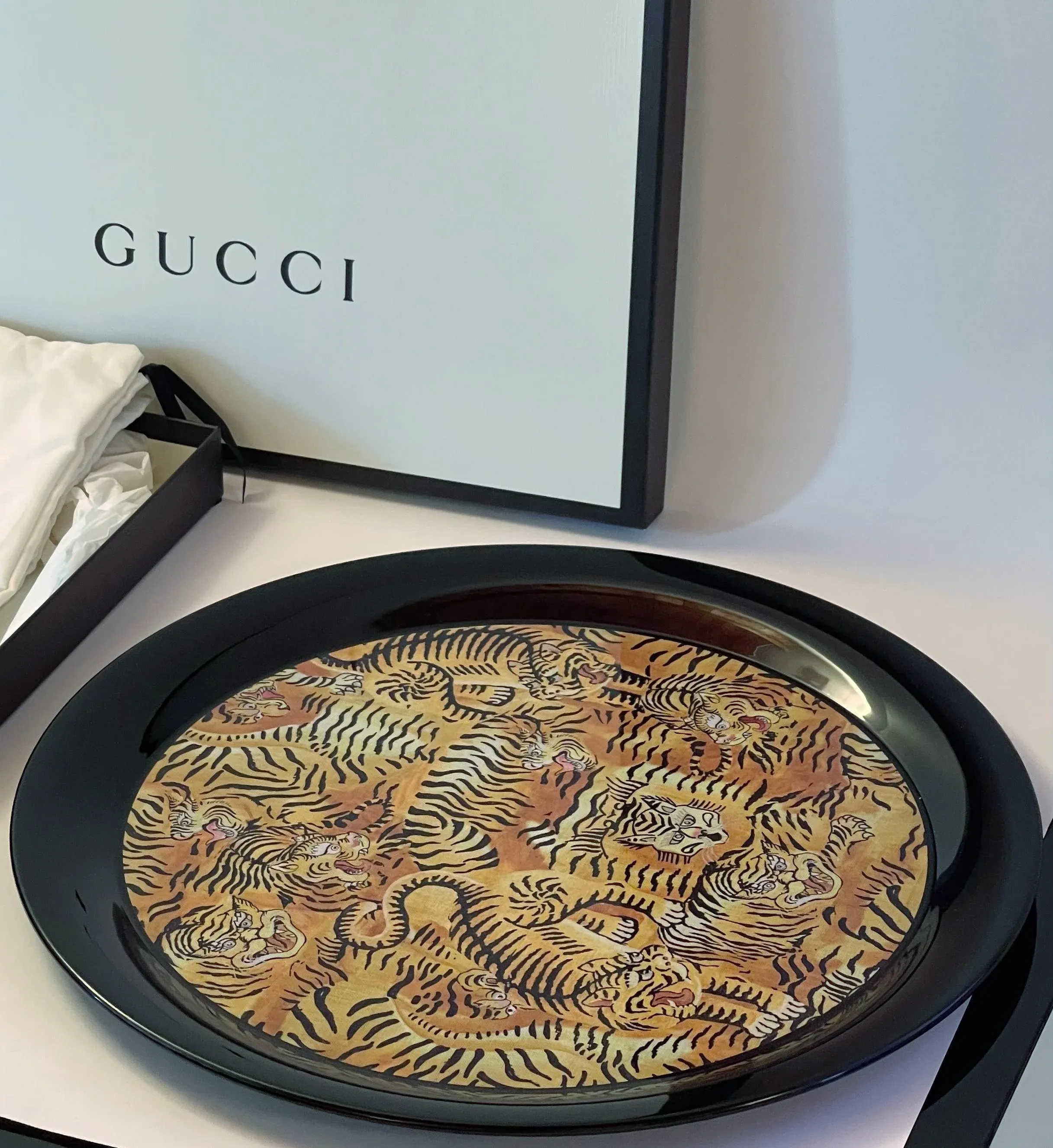 Gucci Tigers Tray | Chairish
