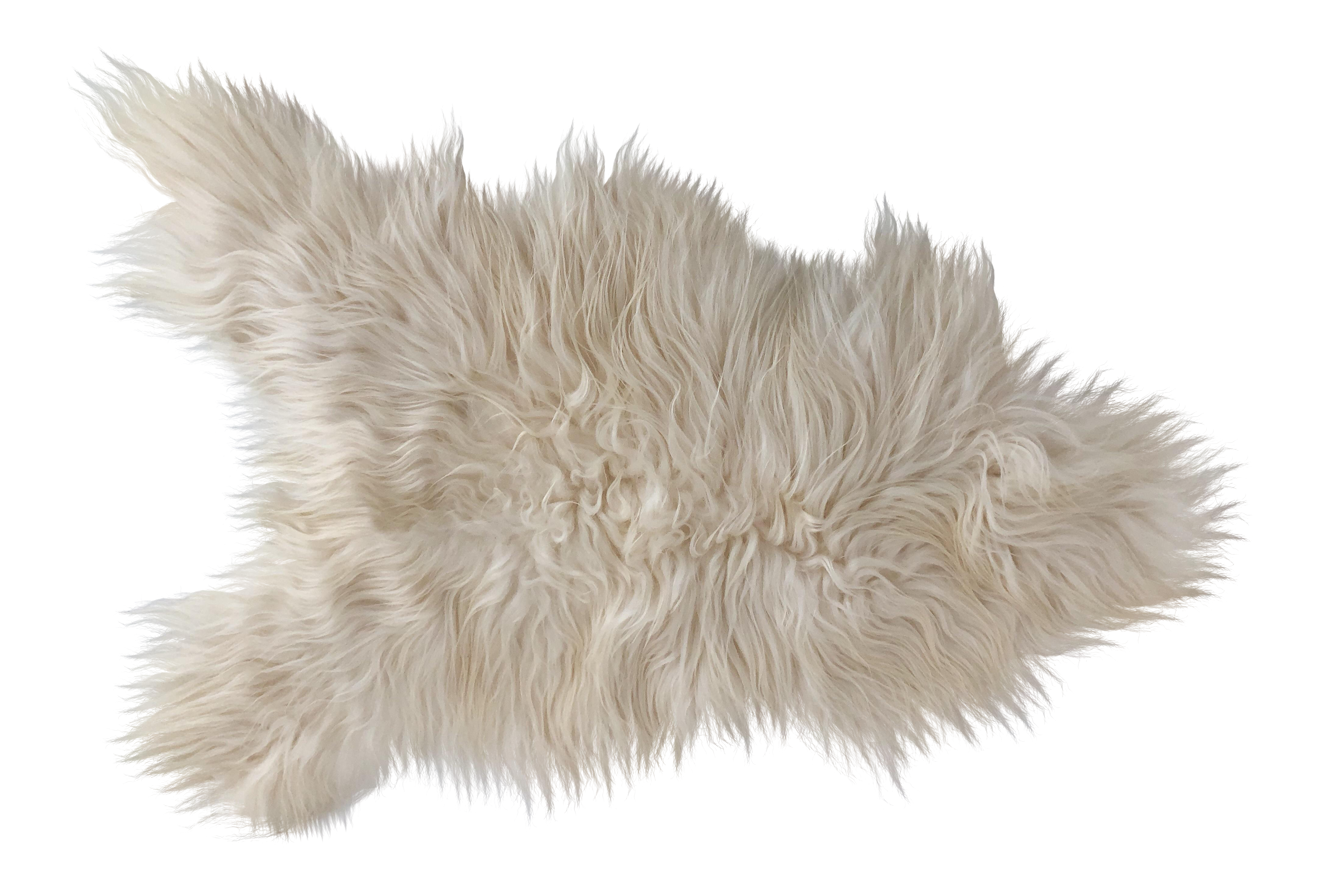 Icelandic Sheepskin Long Haired Throw Rug Chairish