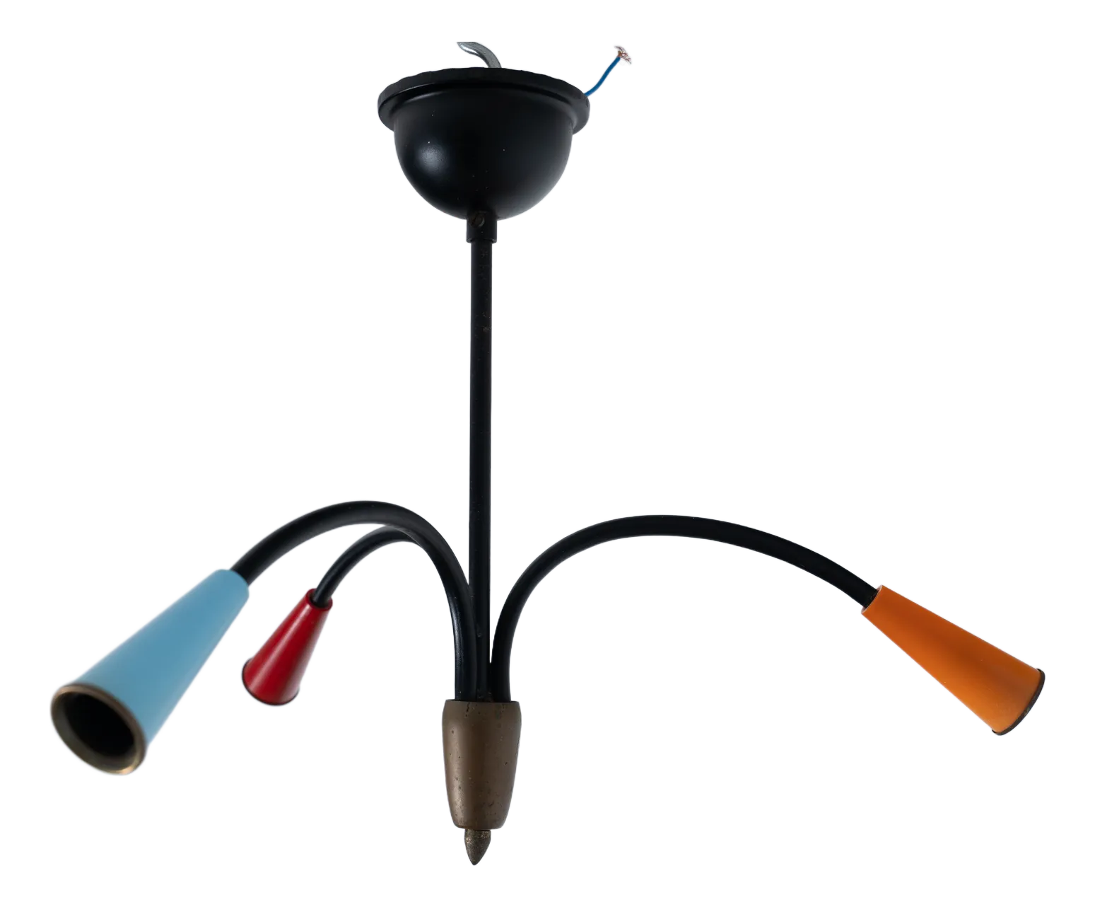 Vintage Multicolored Ceiling Light, 1950s