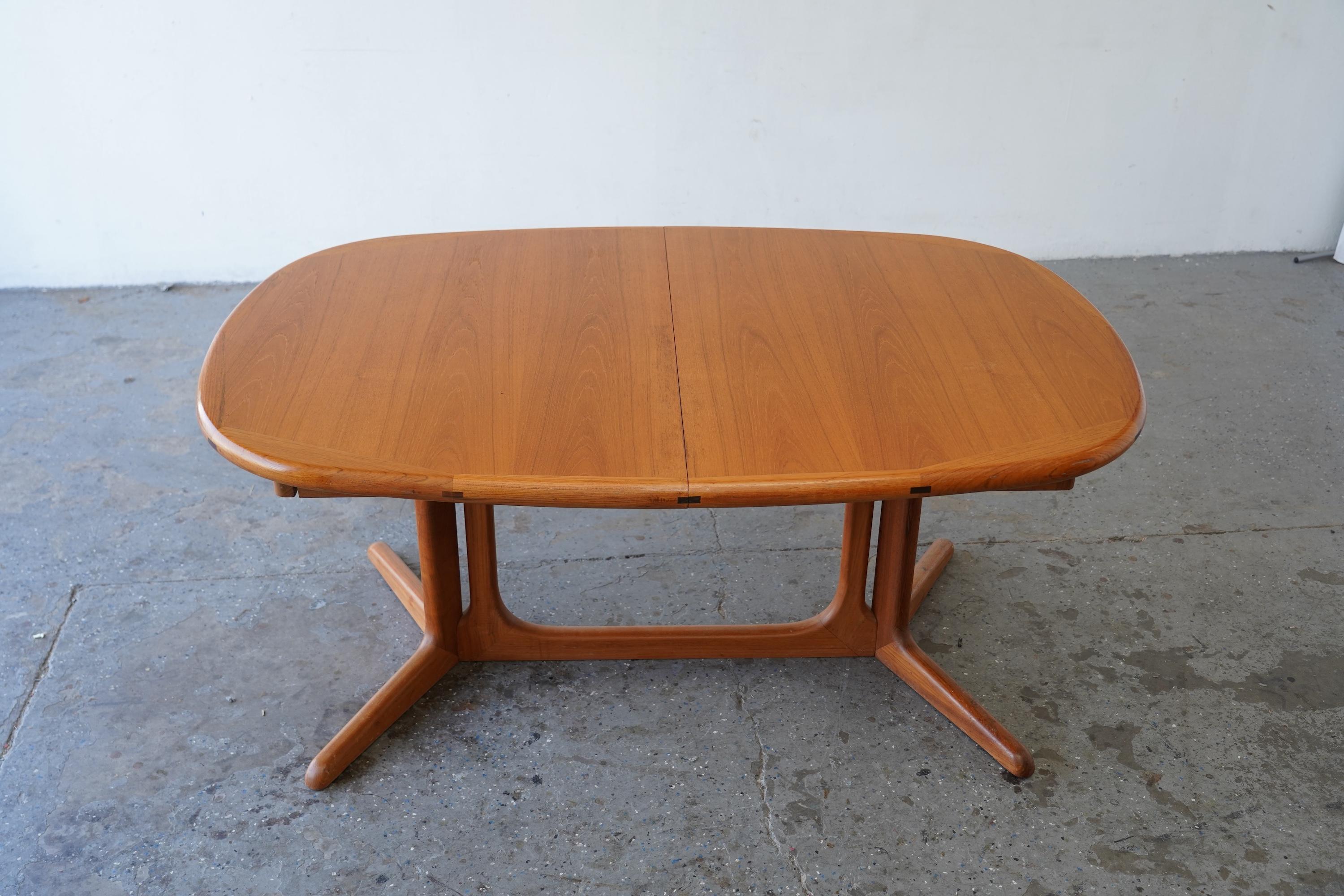 1980s Benny Linden Teak Extension Dining Table With Two Self