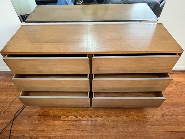 1950s John Stuart Mid-Century Modern Lowboy Dresser