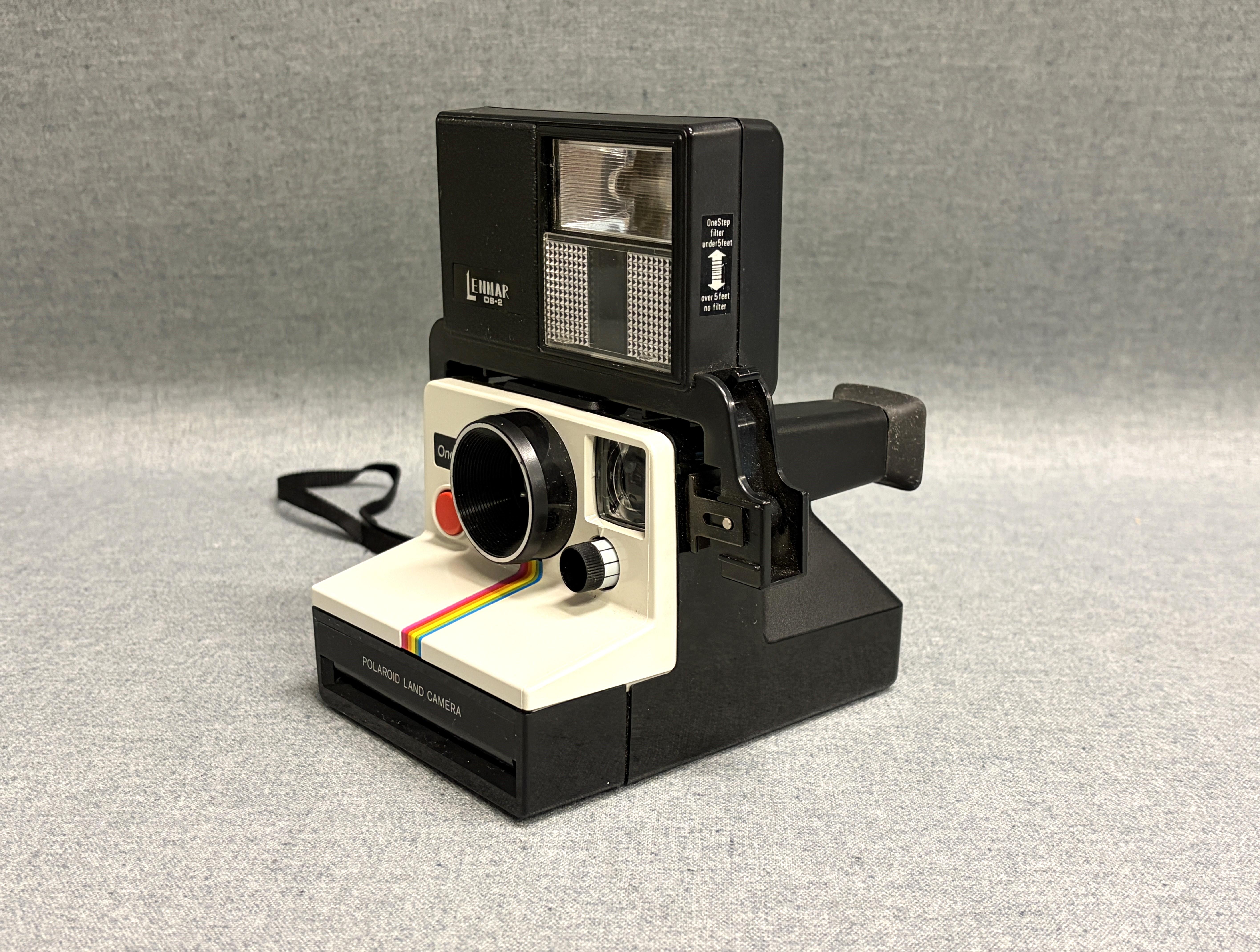 Polaroid One Step Land Camera With Flash