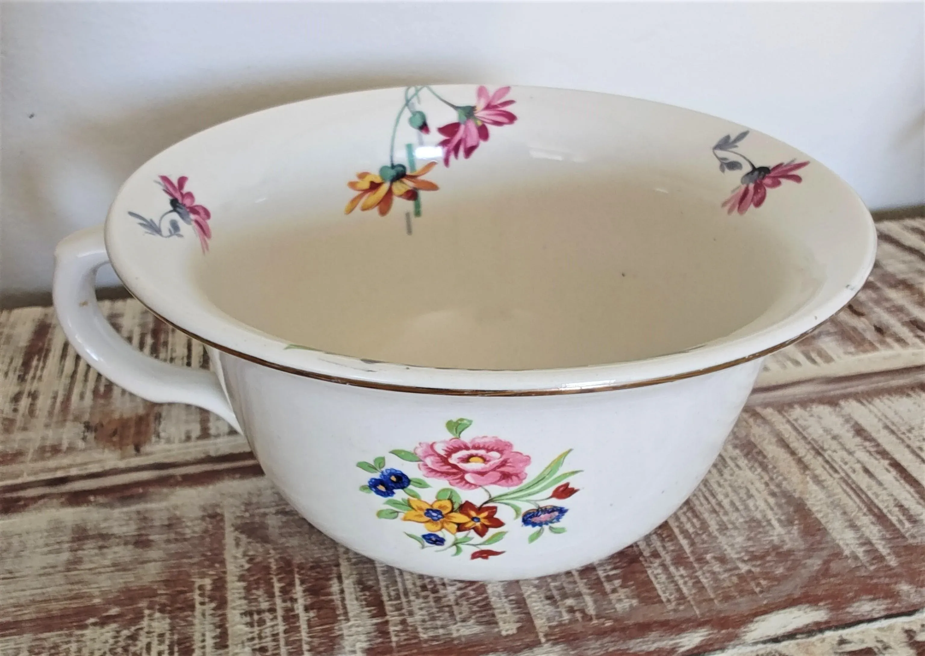 Vintage Lord Nelson Pottery Bcm Single Handle Bowl
