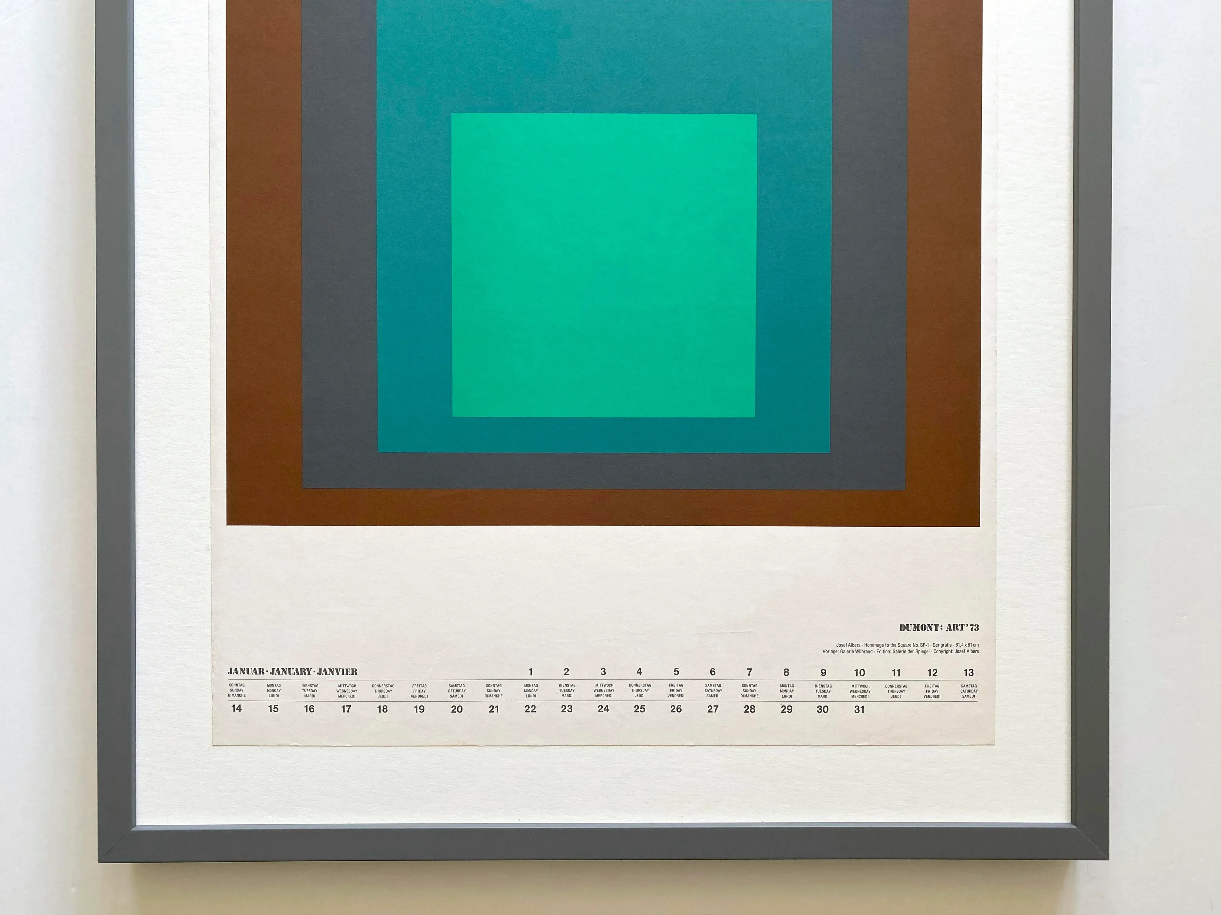 ブランド公式通販サイト 1973 Vintage Albers Josef Mid  Modern Century 洋楽