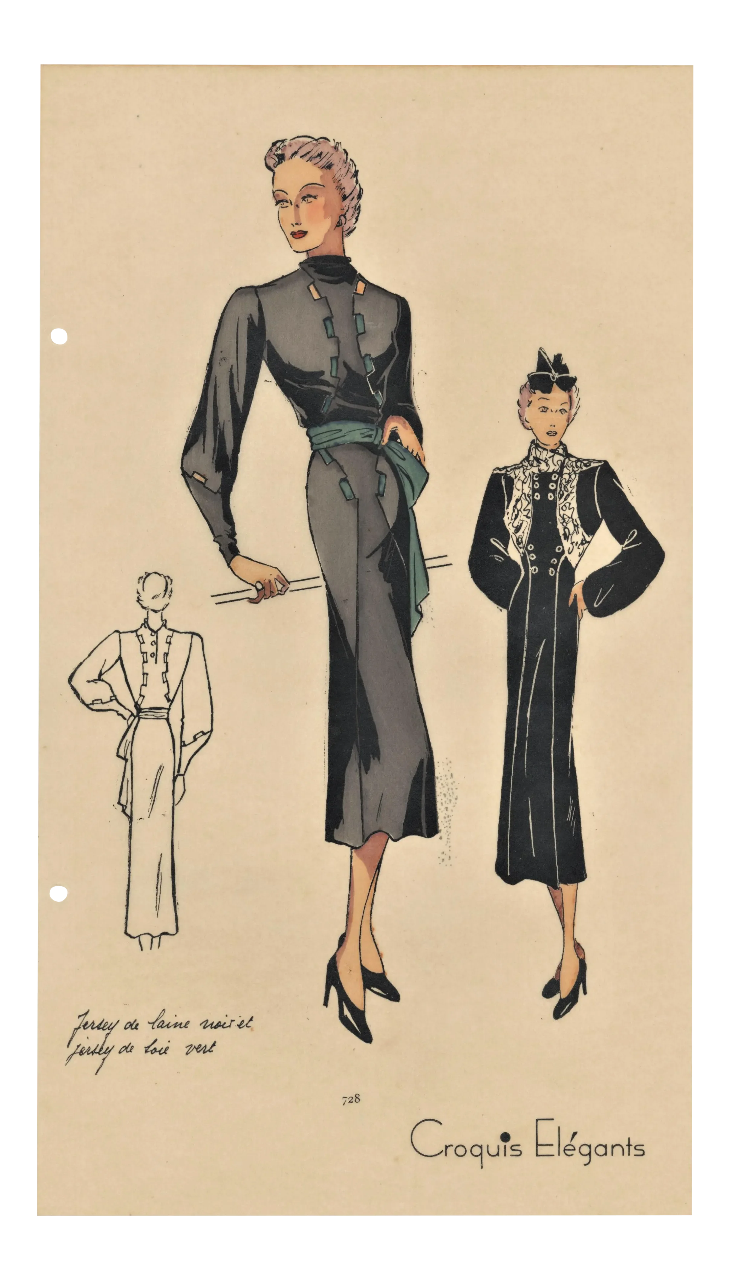 Art Deco Fashion Print | Chairish