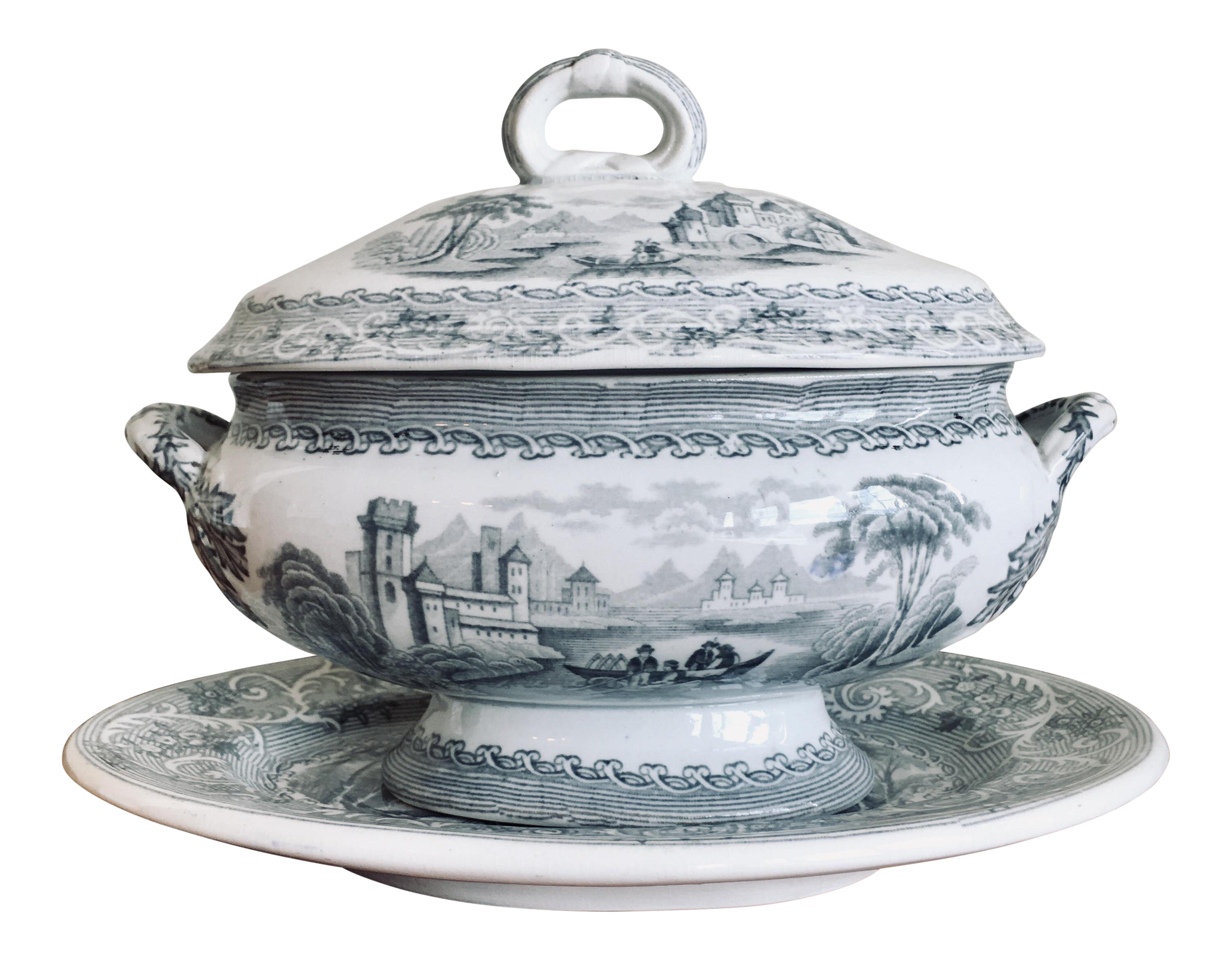 MEISSEN - HENIN エナン　フレンチ 純銀 スターリング／大きなサーヴィング ３点セット HENIN エナン フレンチ 純銀 スターリング／大きなサーヴィング