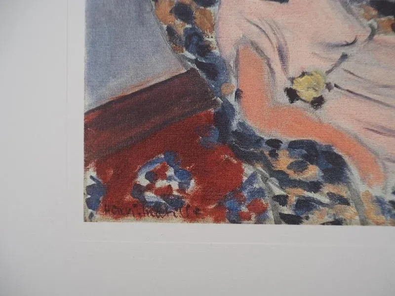 Henri Matisse, Interior View of Nice, Siesta, Lithograph
